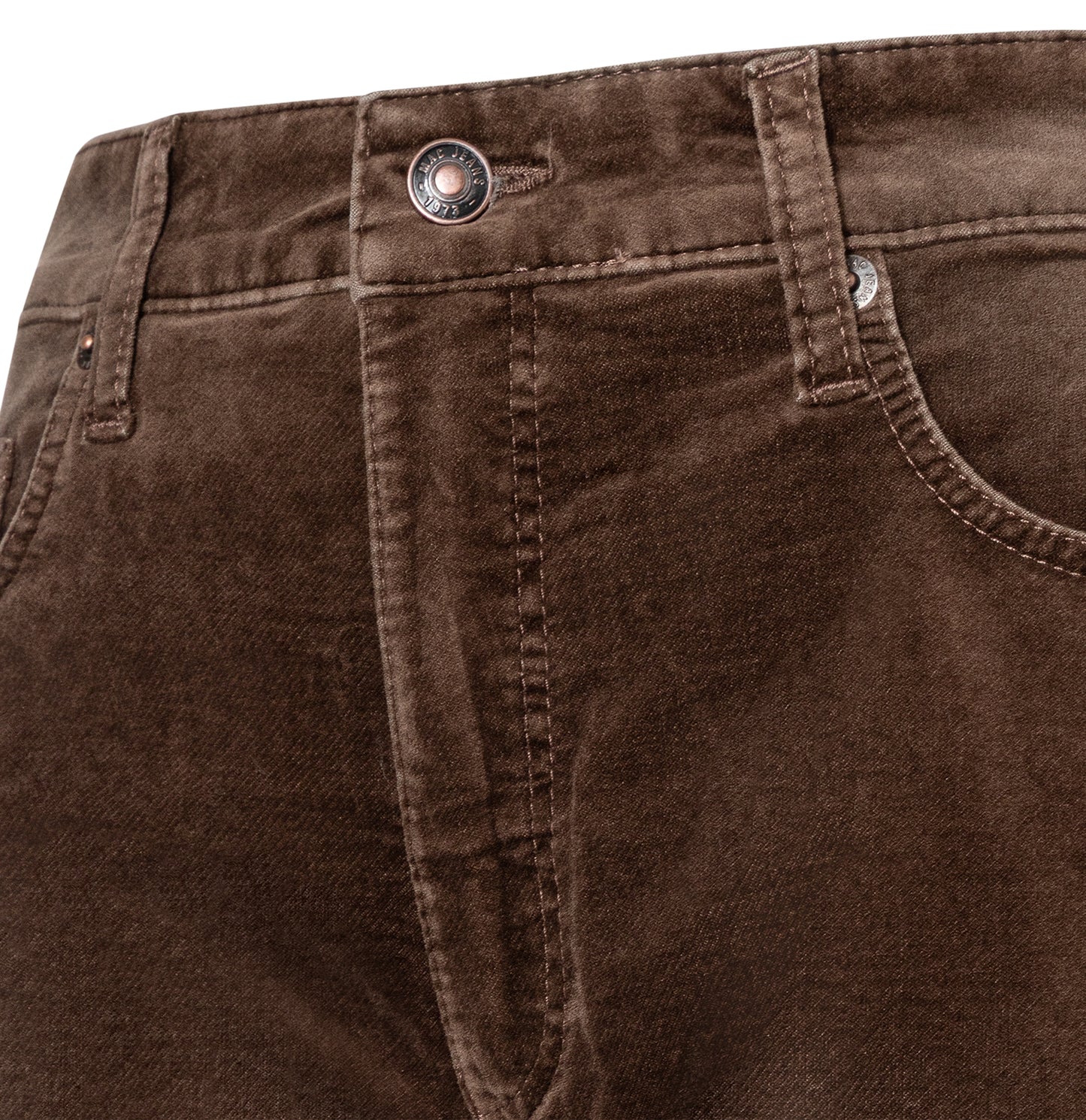 Mac Danni Fawn Brown Barrel Jeans