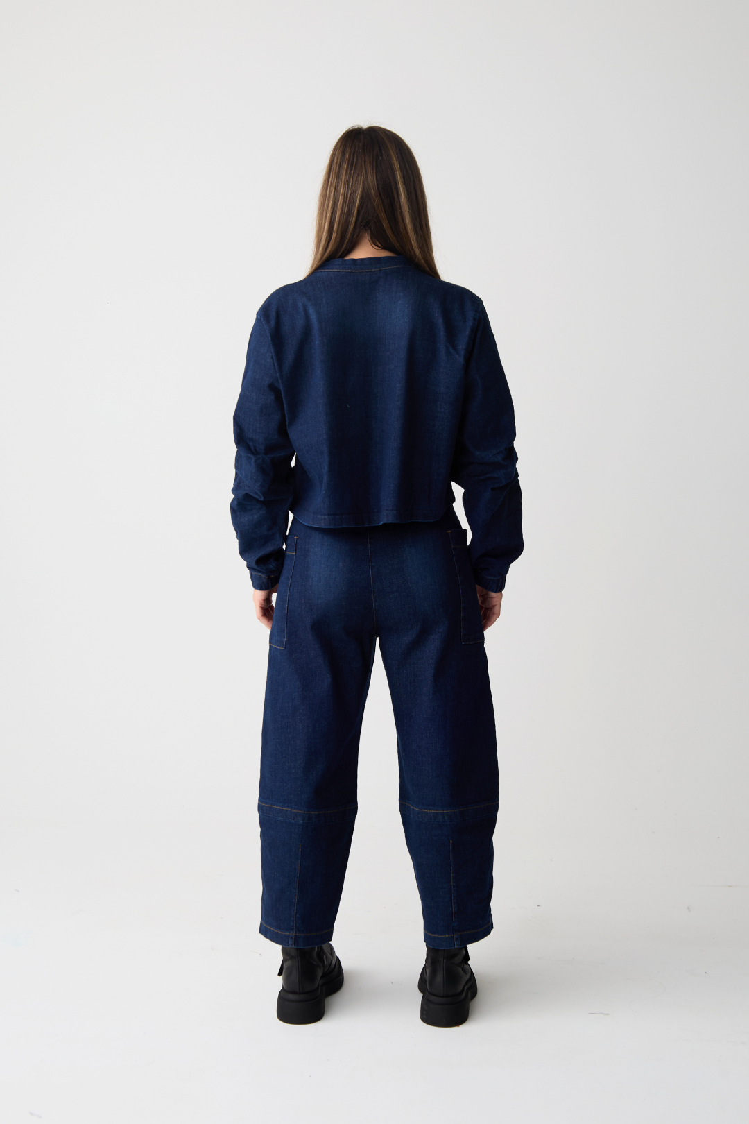 Lurdes Bergada Blue Asymmetric Jacket