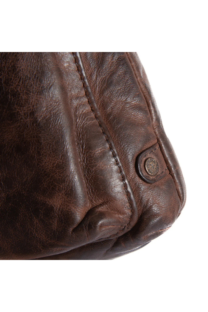 Depeche Brown Front Pockets Cross Over Bag