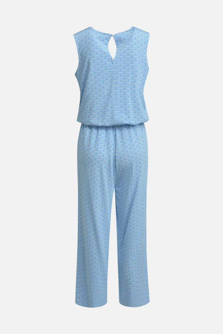 Milano Ibiza Blue Print Jumpsuit
