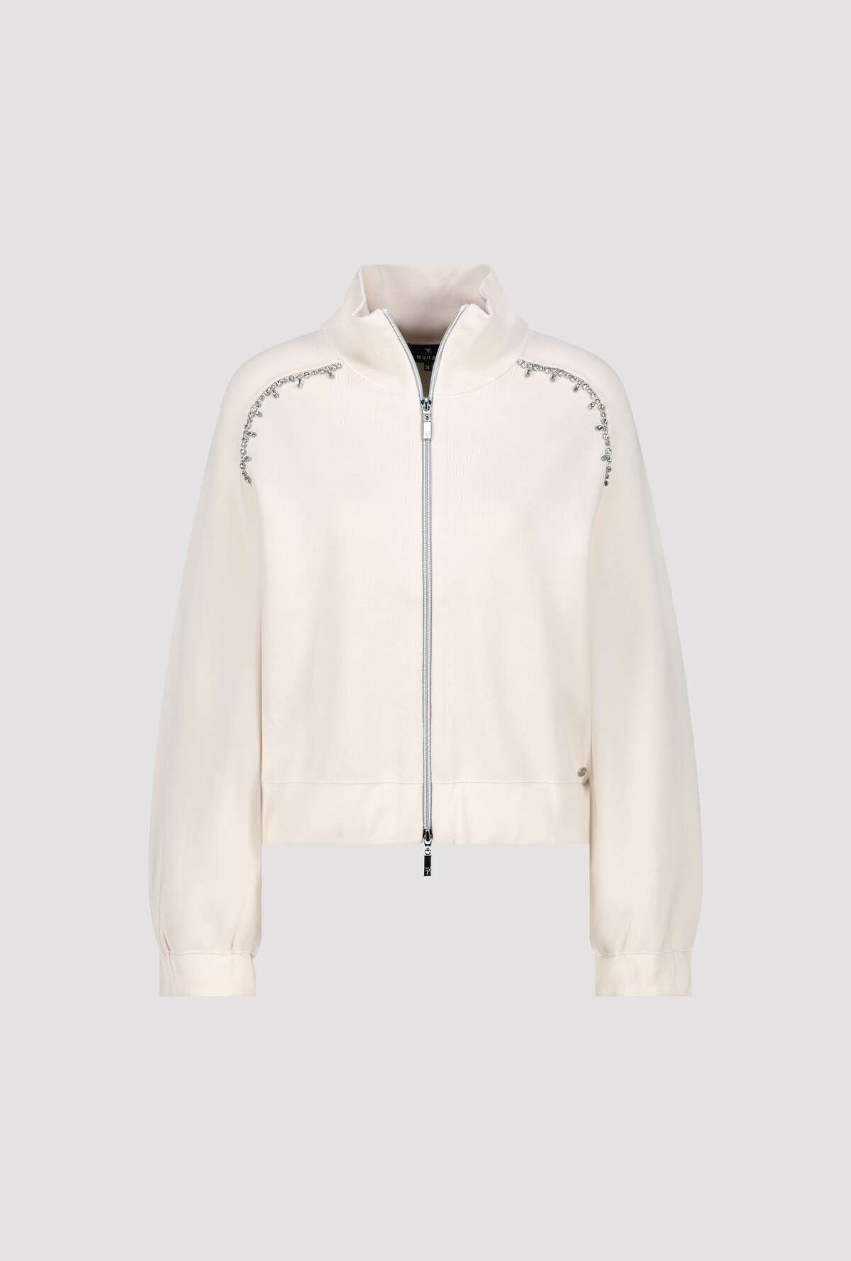 Monari Champagne Beige Jewelled Cardigan