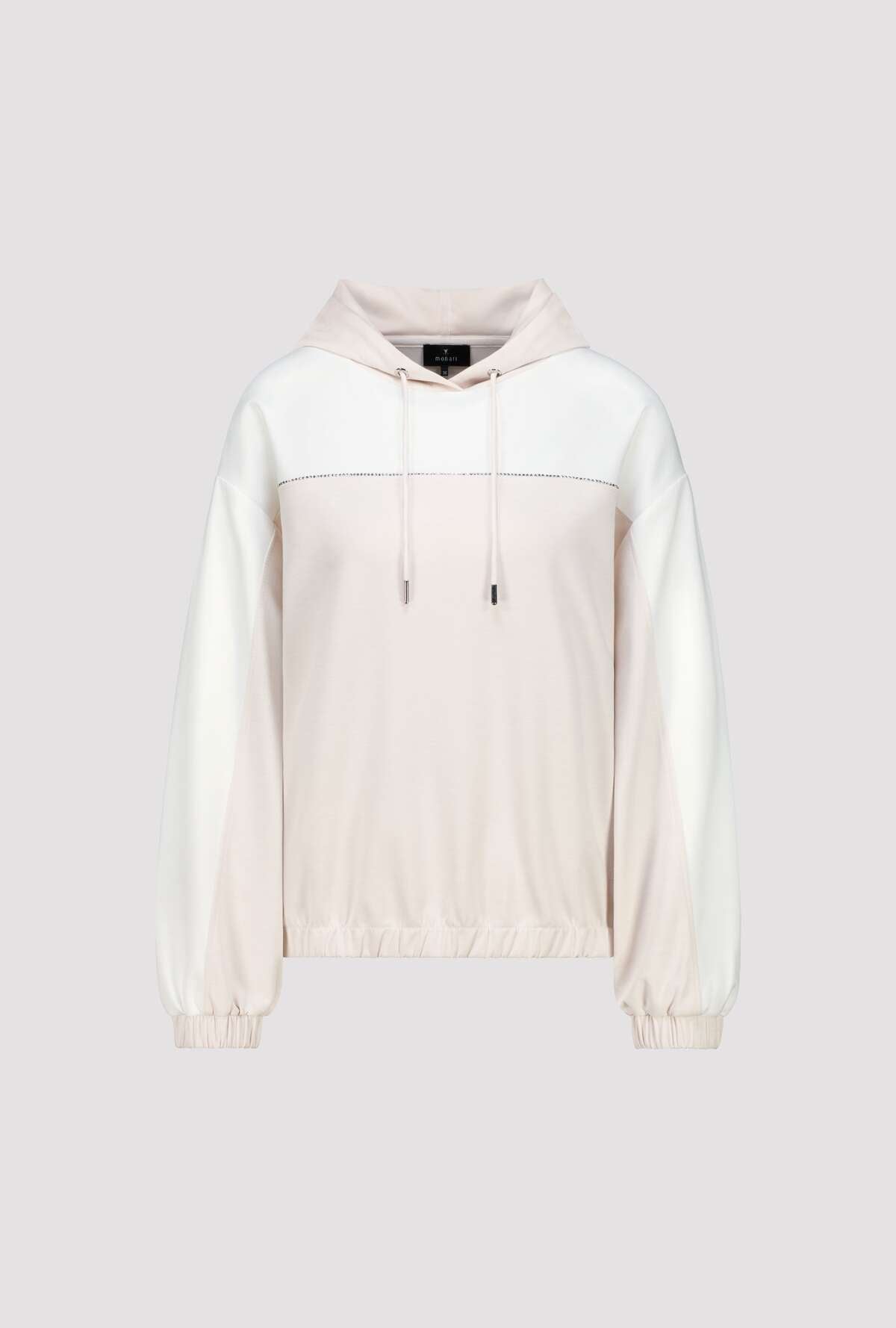 Monari Champagne Beige Diamante Hoodie
