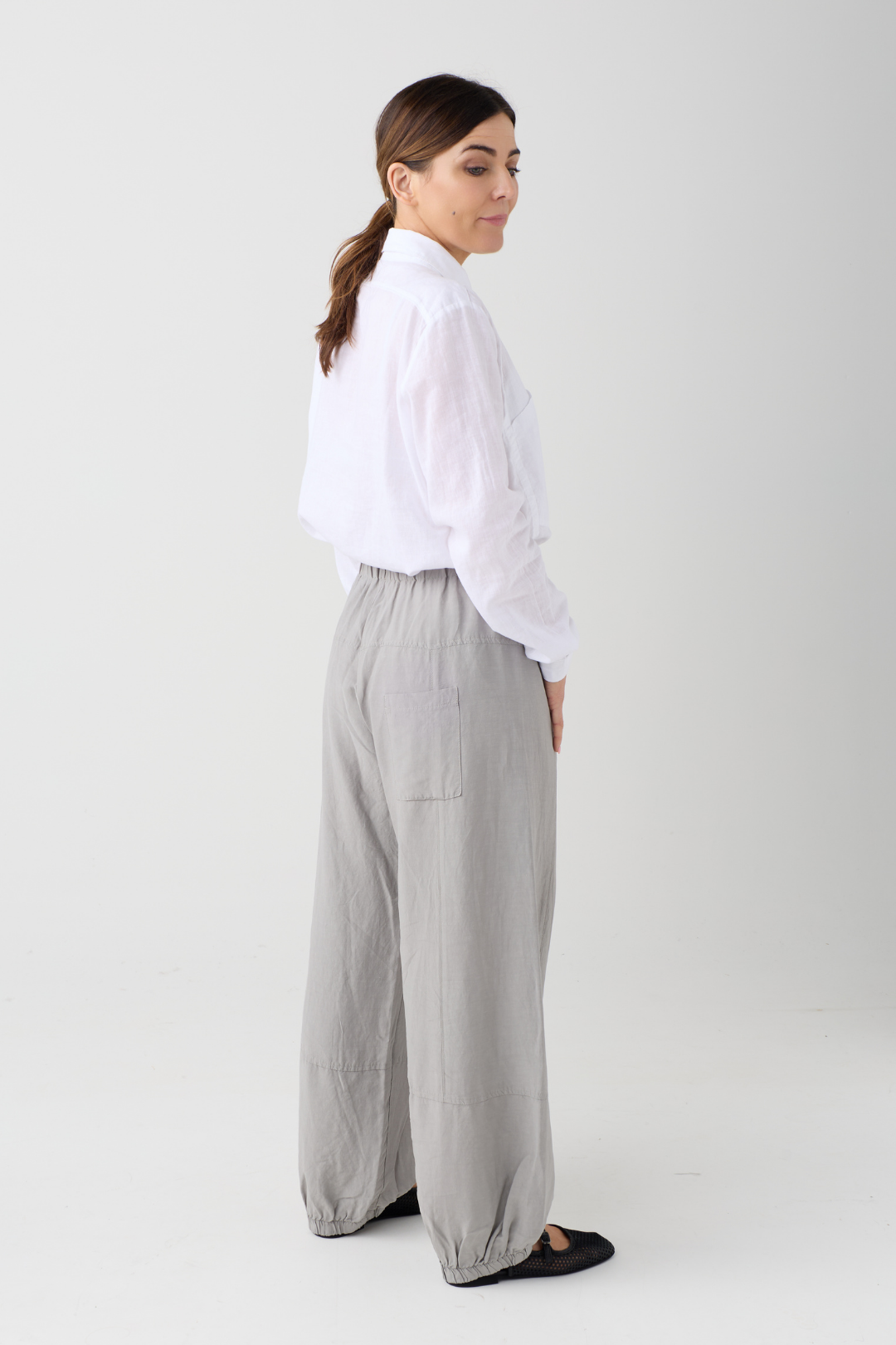 Lurdes Bergada Cement Cuff Trouser