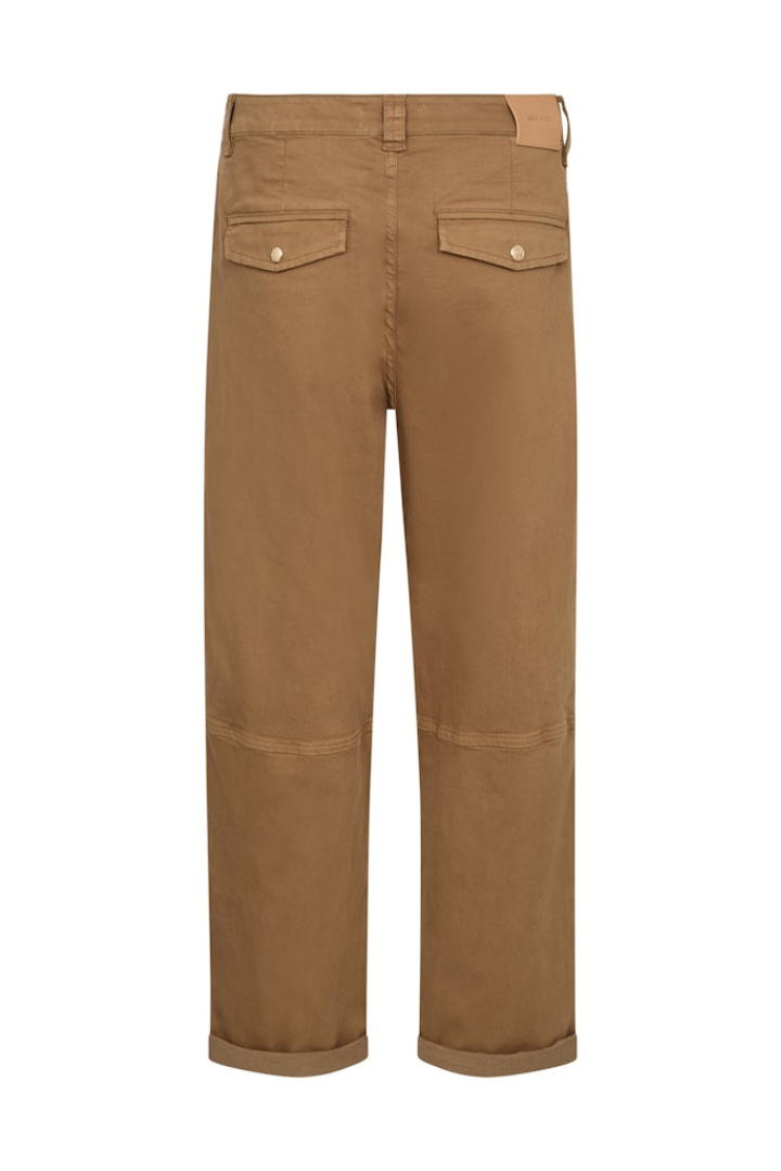 Mos Mosh Aymen Dark Camel Ankle Len Pant