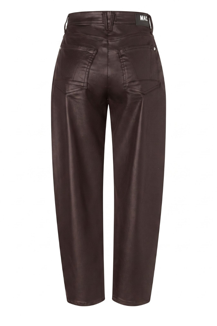 Mac Danni 2.3 Truffle/Brown Coated Trouser