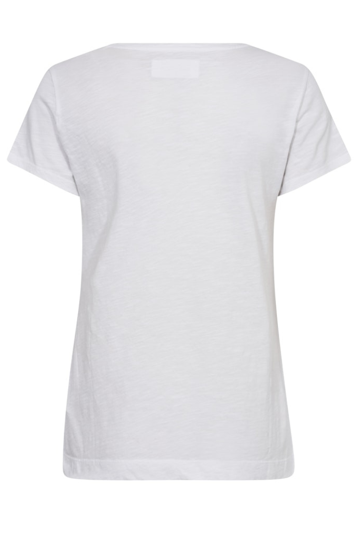 Mos Mosh Arden White V-Neck T-Shirt