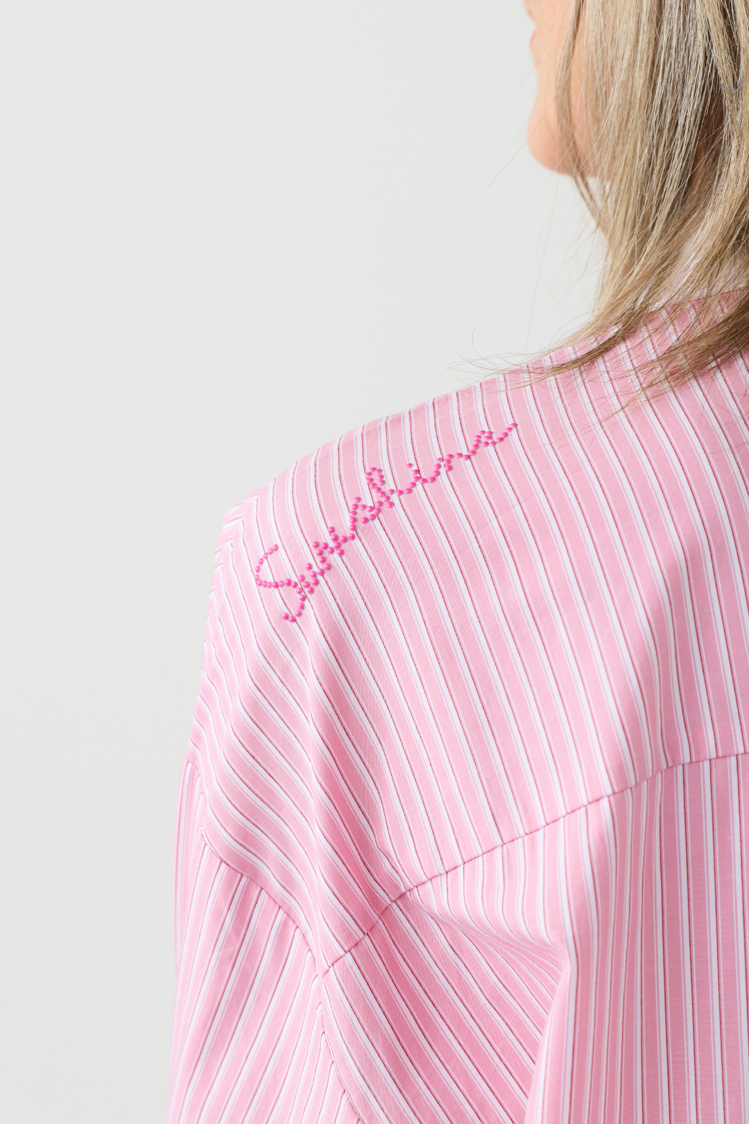 TSP Pink/White Stripe Blouse