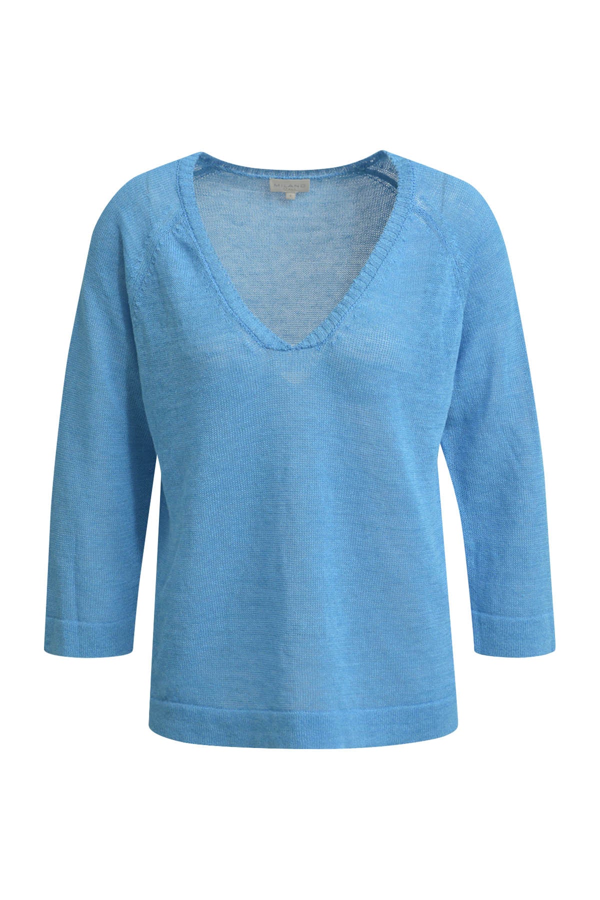 Milano Ibiza Blue V-Neck Jumper