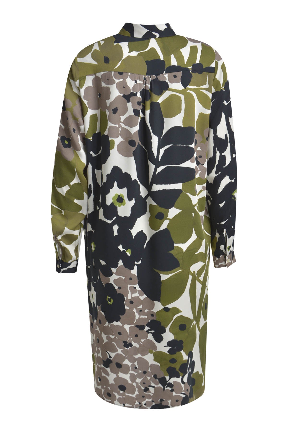 Milano Black Print Shirt Dress