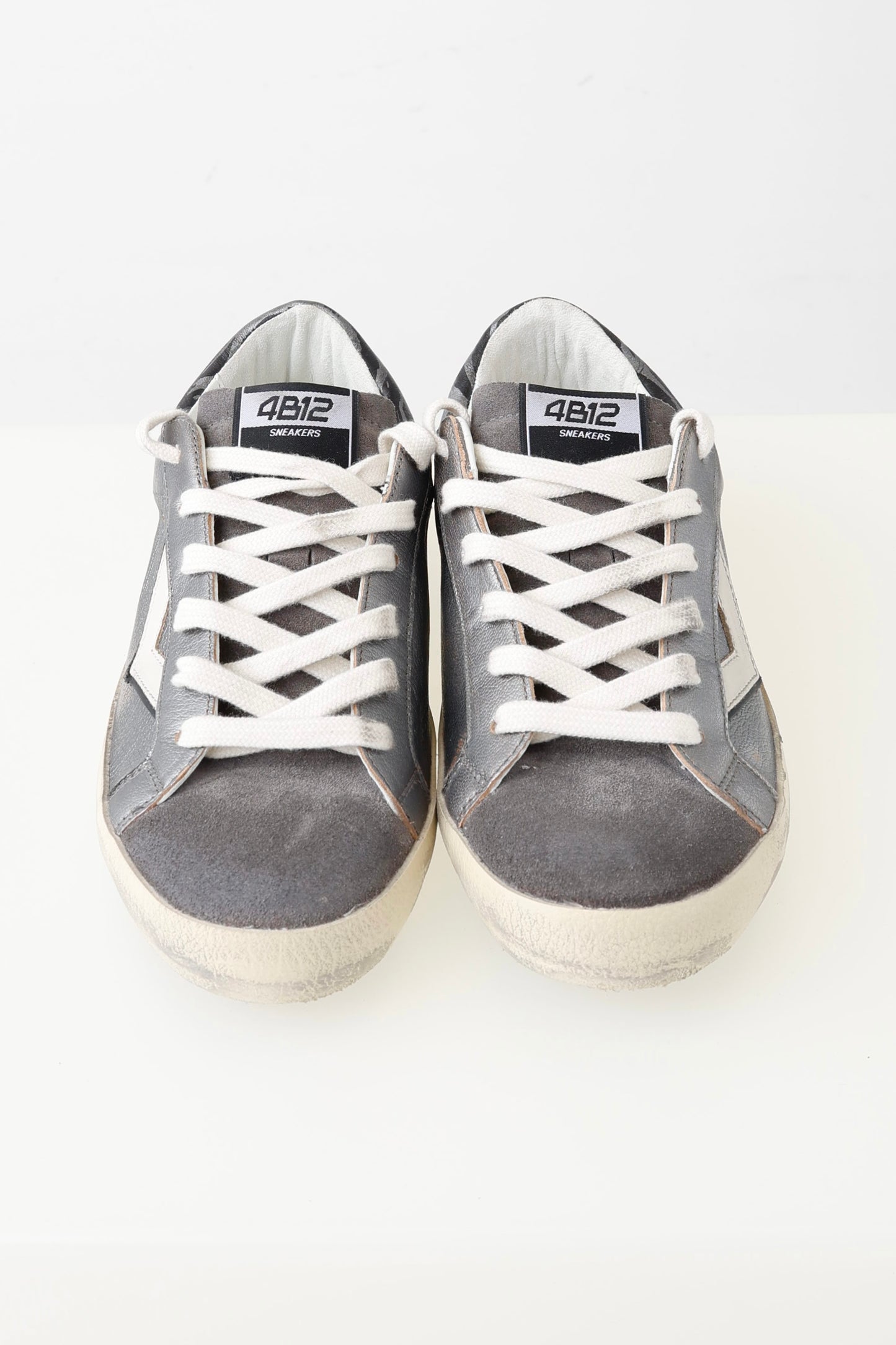 4B12 Suprime Steel/Grey Trainers