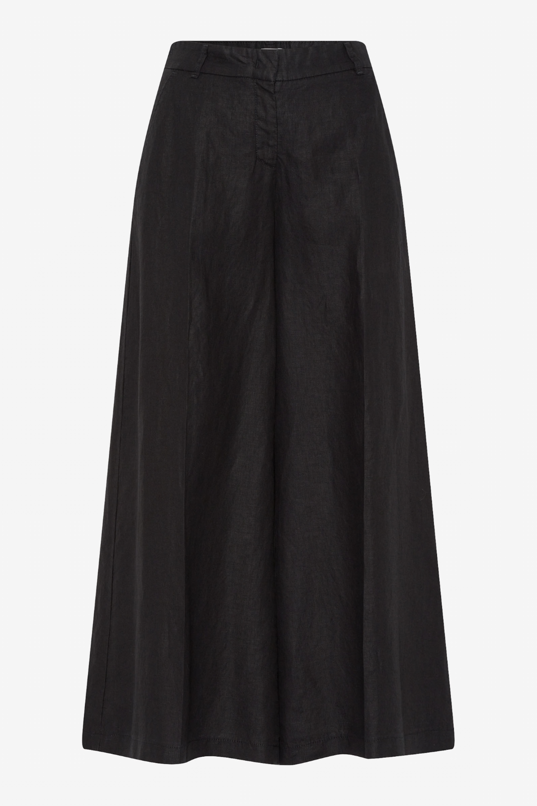 Brax Melli Black Linen Wide Culotte