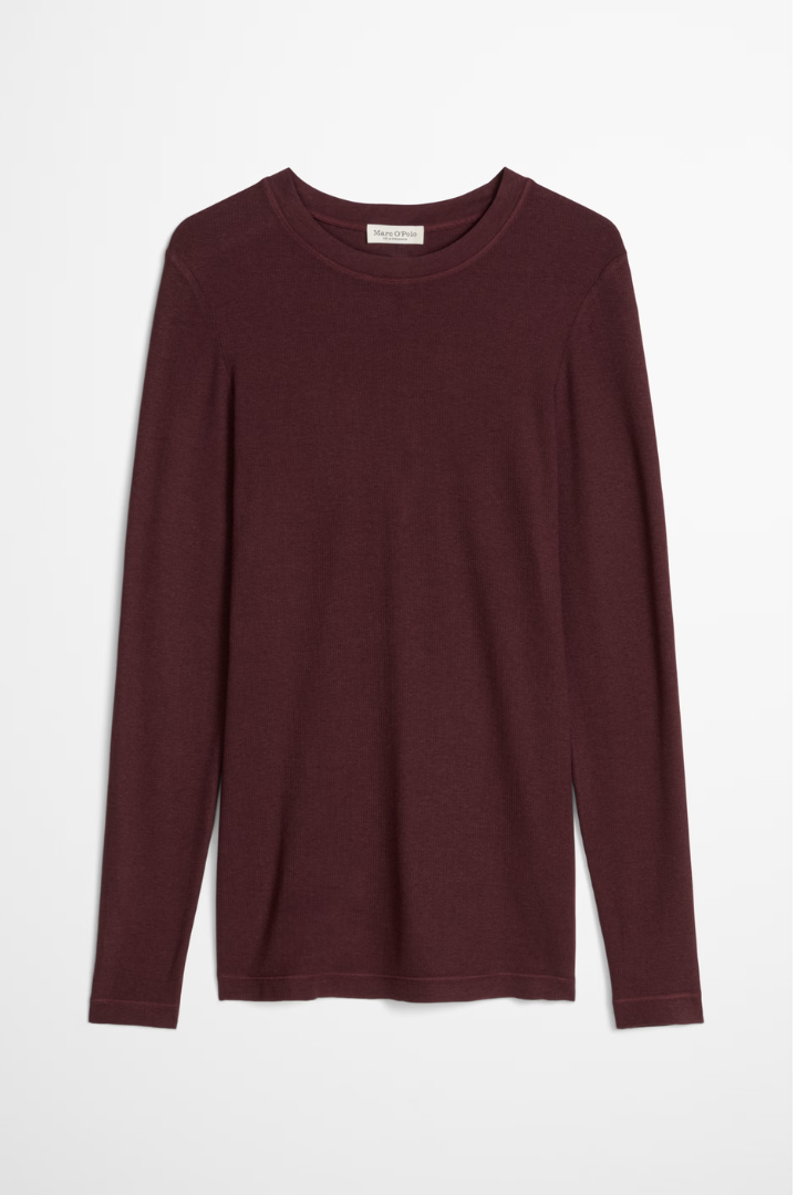 Marc O'Polo Black Cherry Long sleeve T-Shirt