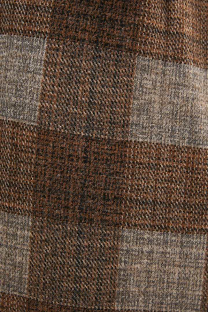 Humility MINORI Camel Plaid Dress