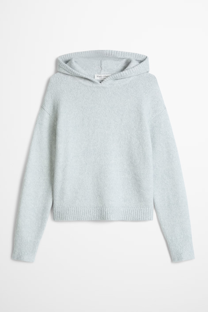 Marc O'Polo Light Blue Hooded Jumper