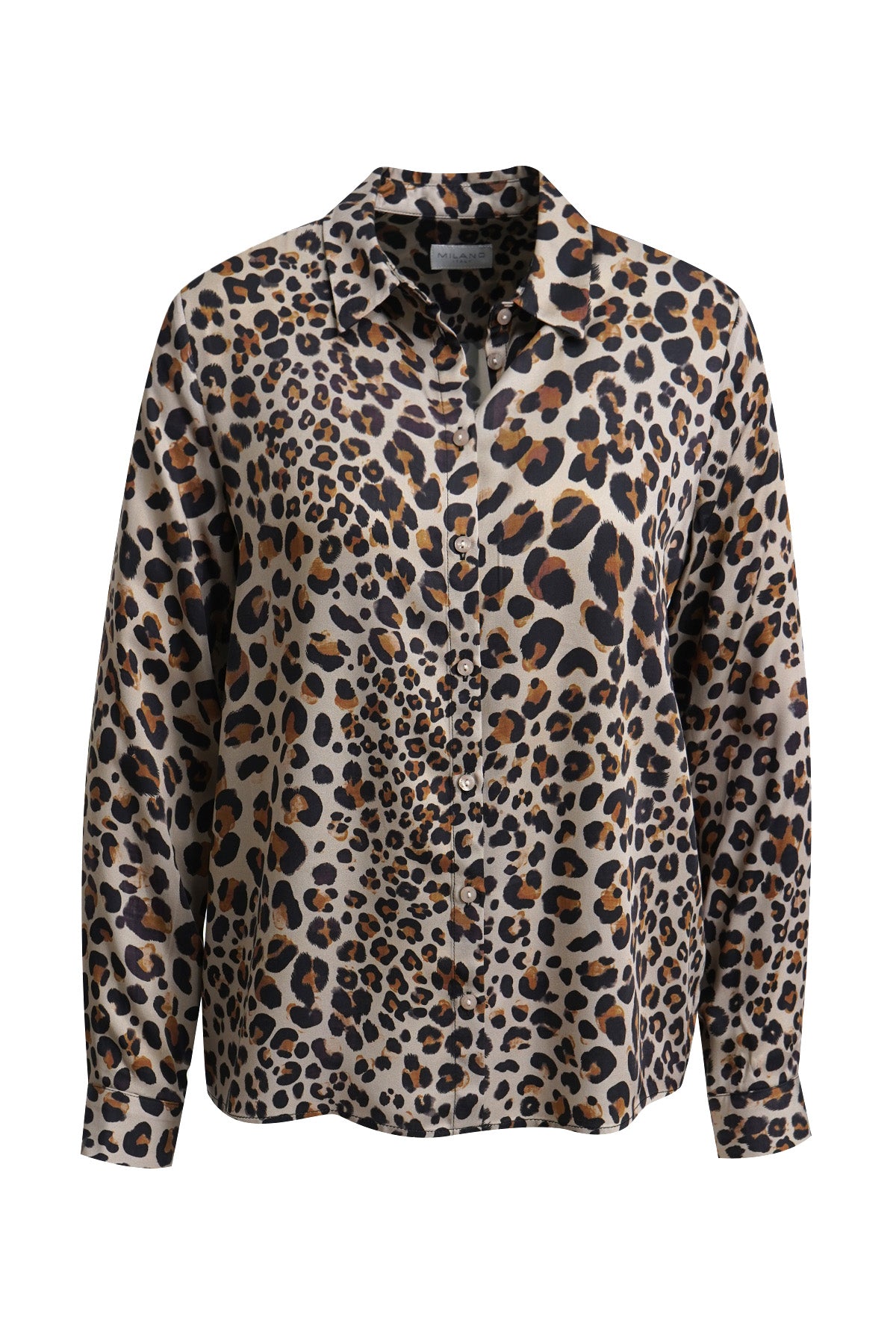 Milano Caramel Animal Print Blouse