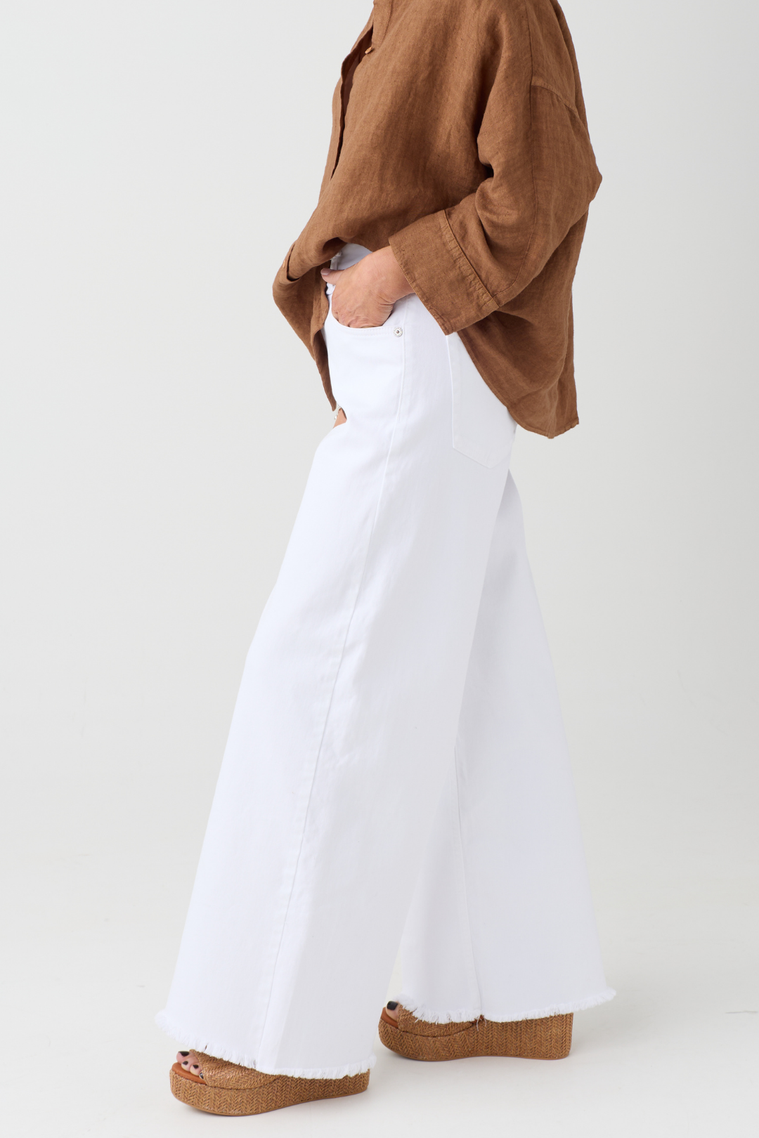 Mac Nevada White Denim Jeans