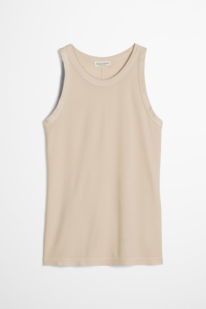 Marc O'Polo Natural Ribbed Vest Top