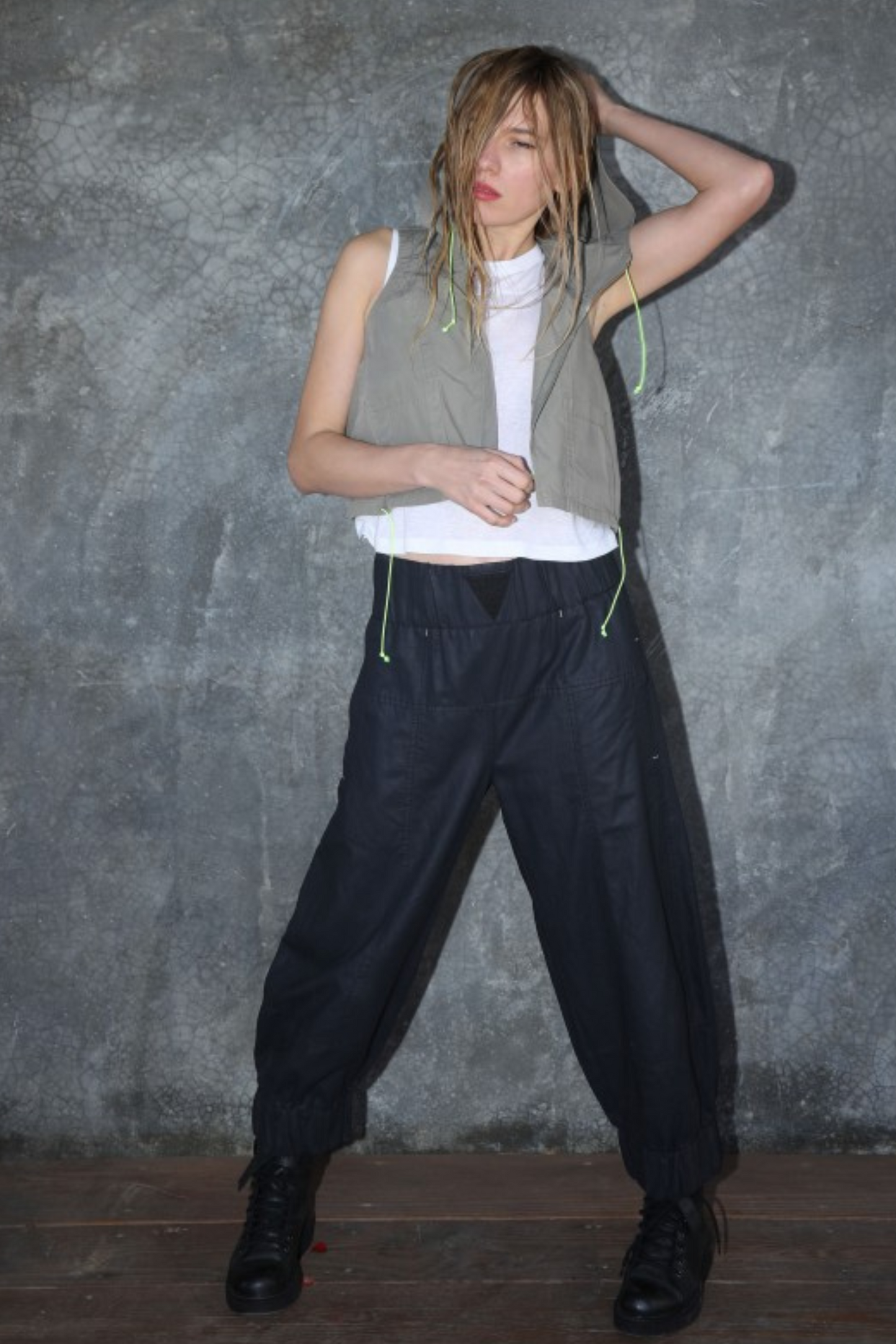 Lurdes Bergada Toasted Hooded Waistcoat