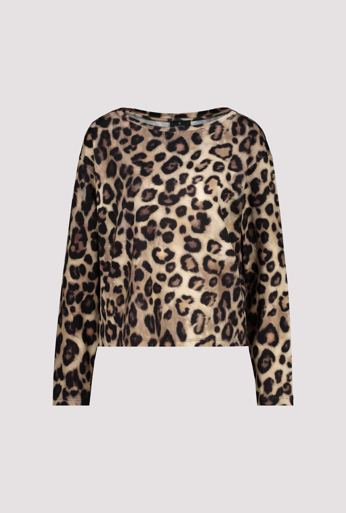 Monari Cinnamon Leopard Print Top