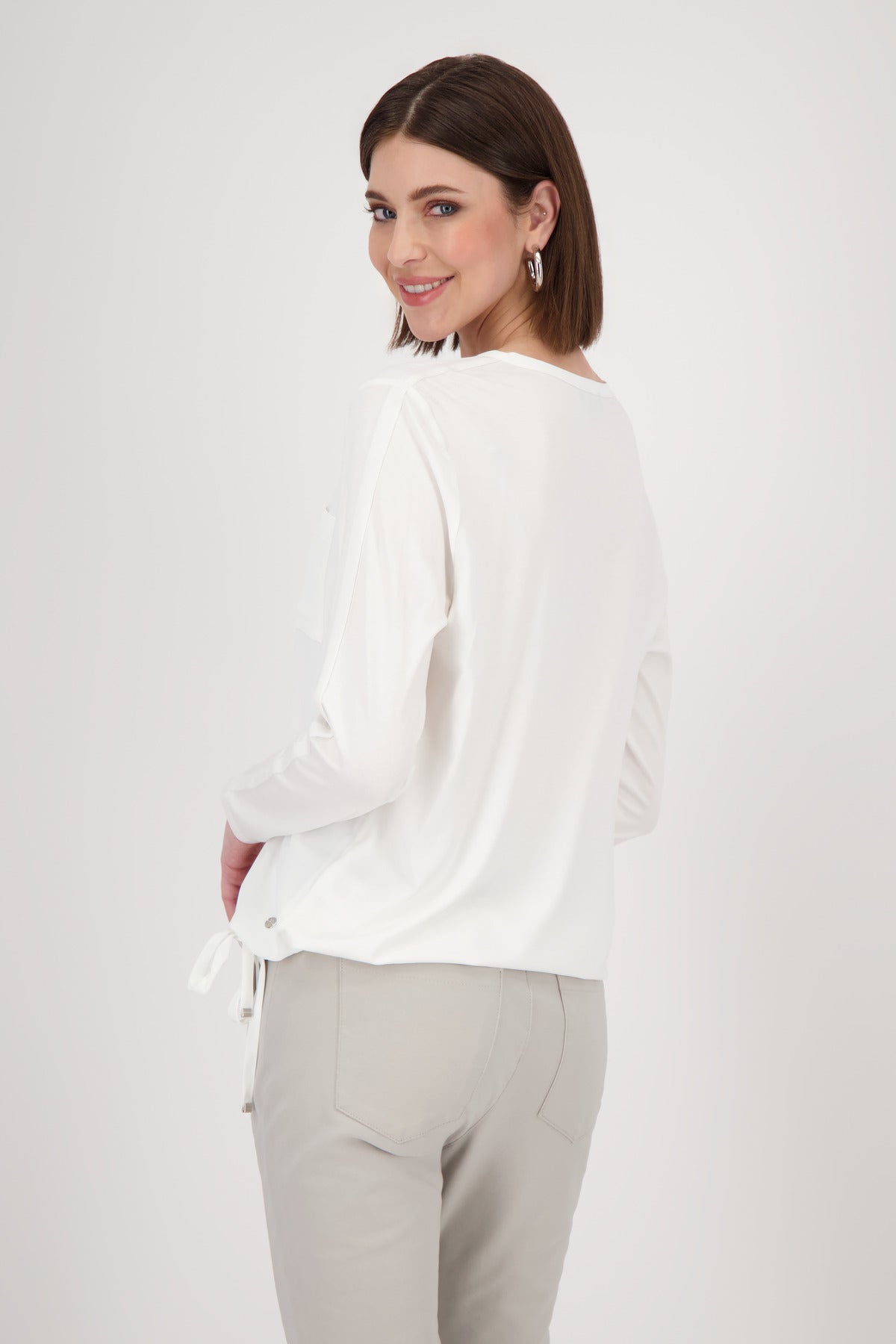 Monari Off-White Embellished Blouse