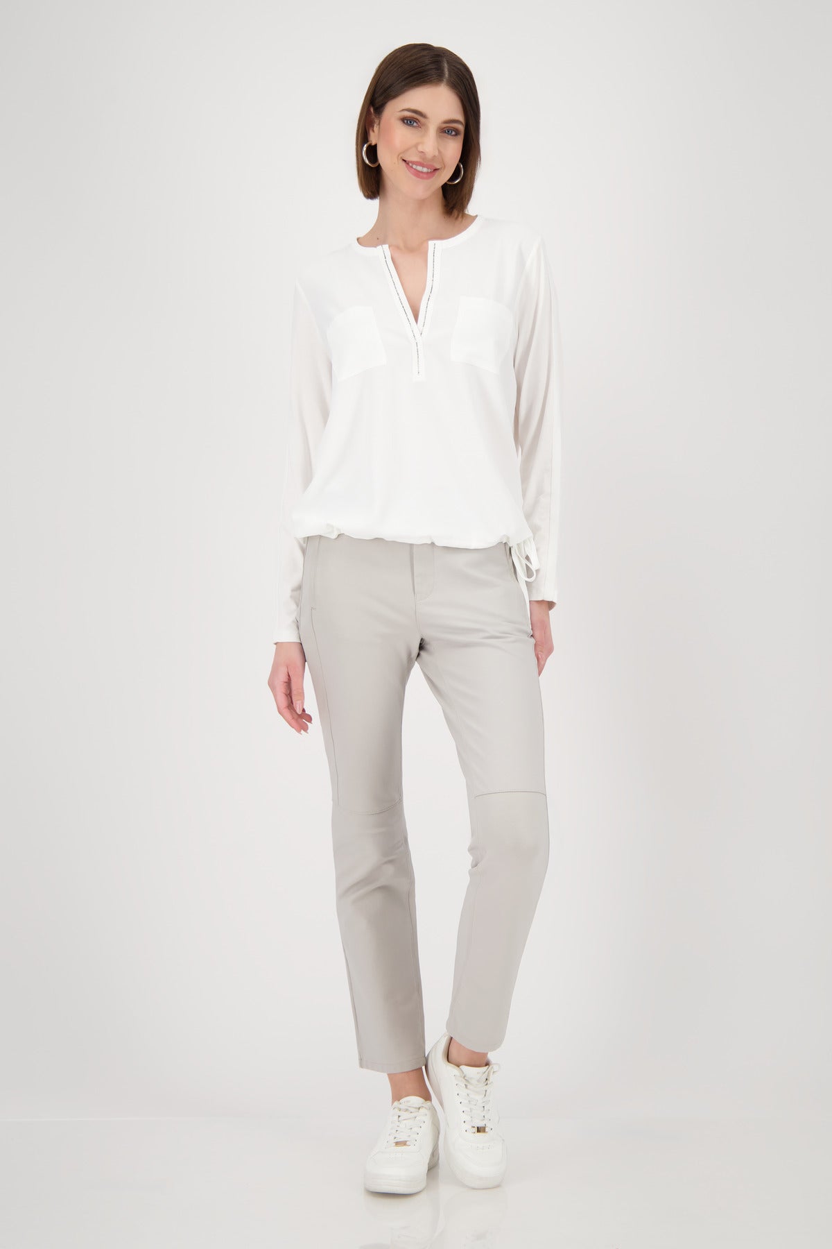 Monari Off-White Embellished Blouse