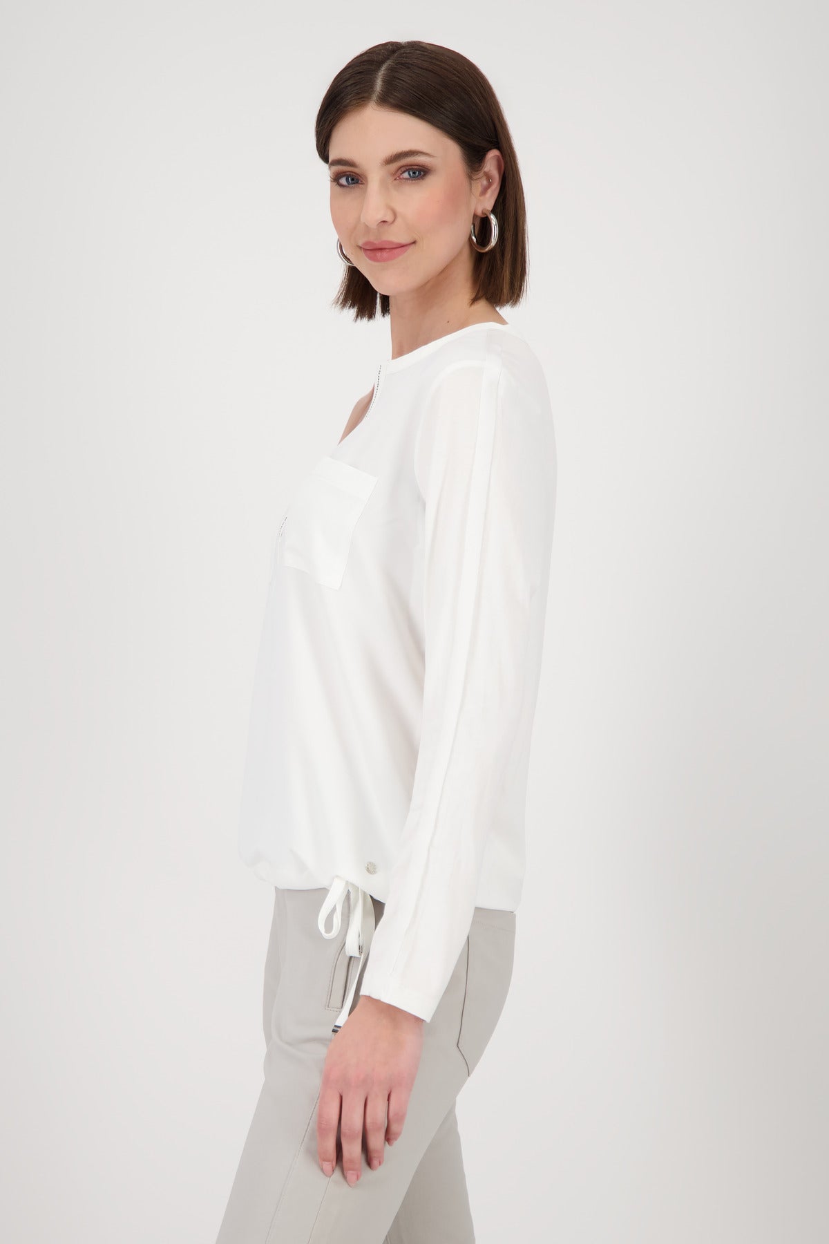 Monari Off-White Embellished Blouse