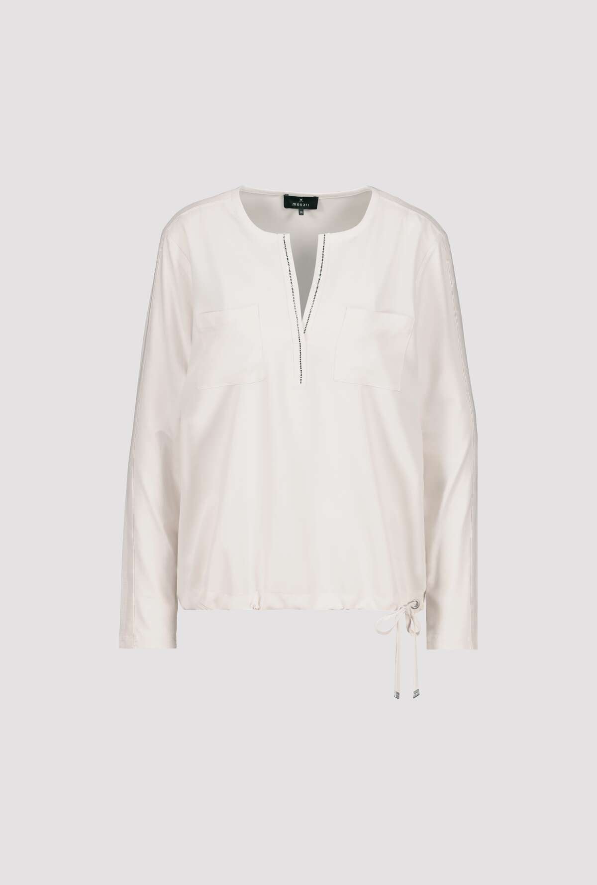 Monari Oat Milk Embellished Blouse
