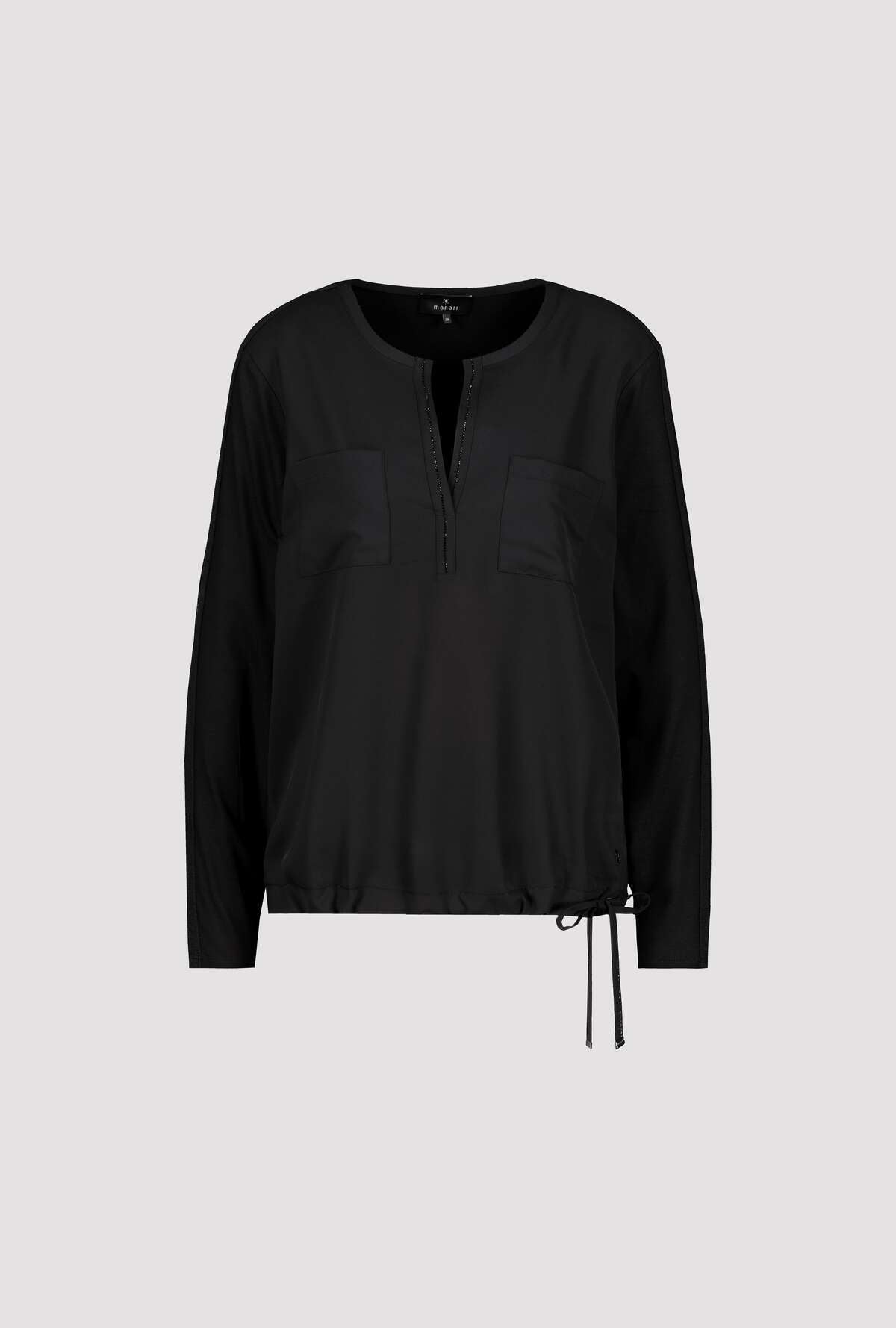 Monari Black Embellished Blouse