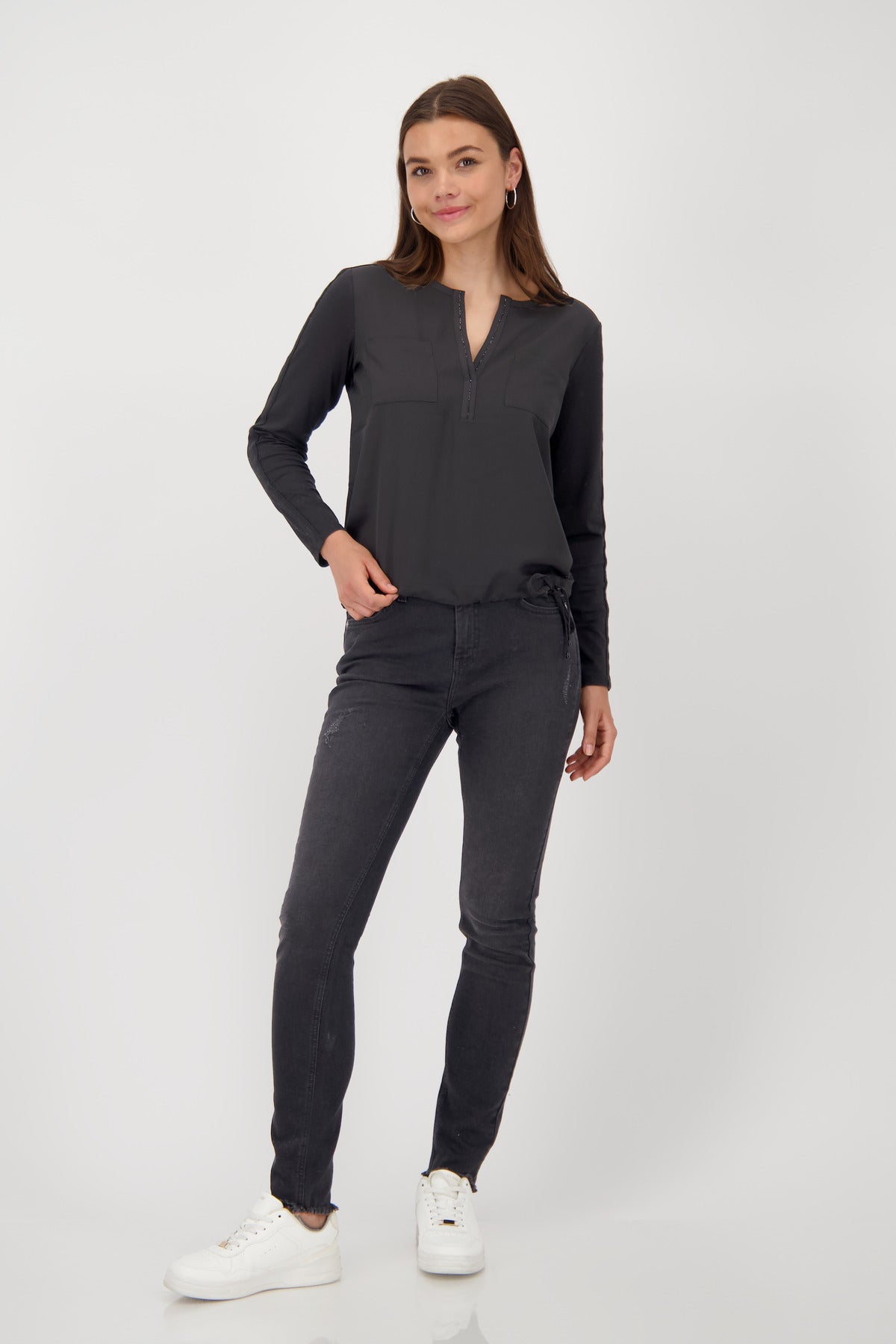 Monari Black Embellished Blouse