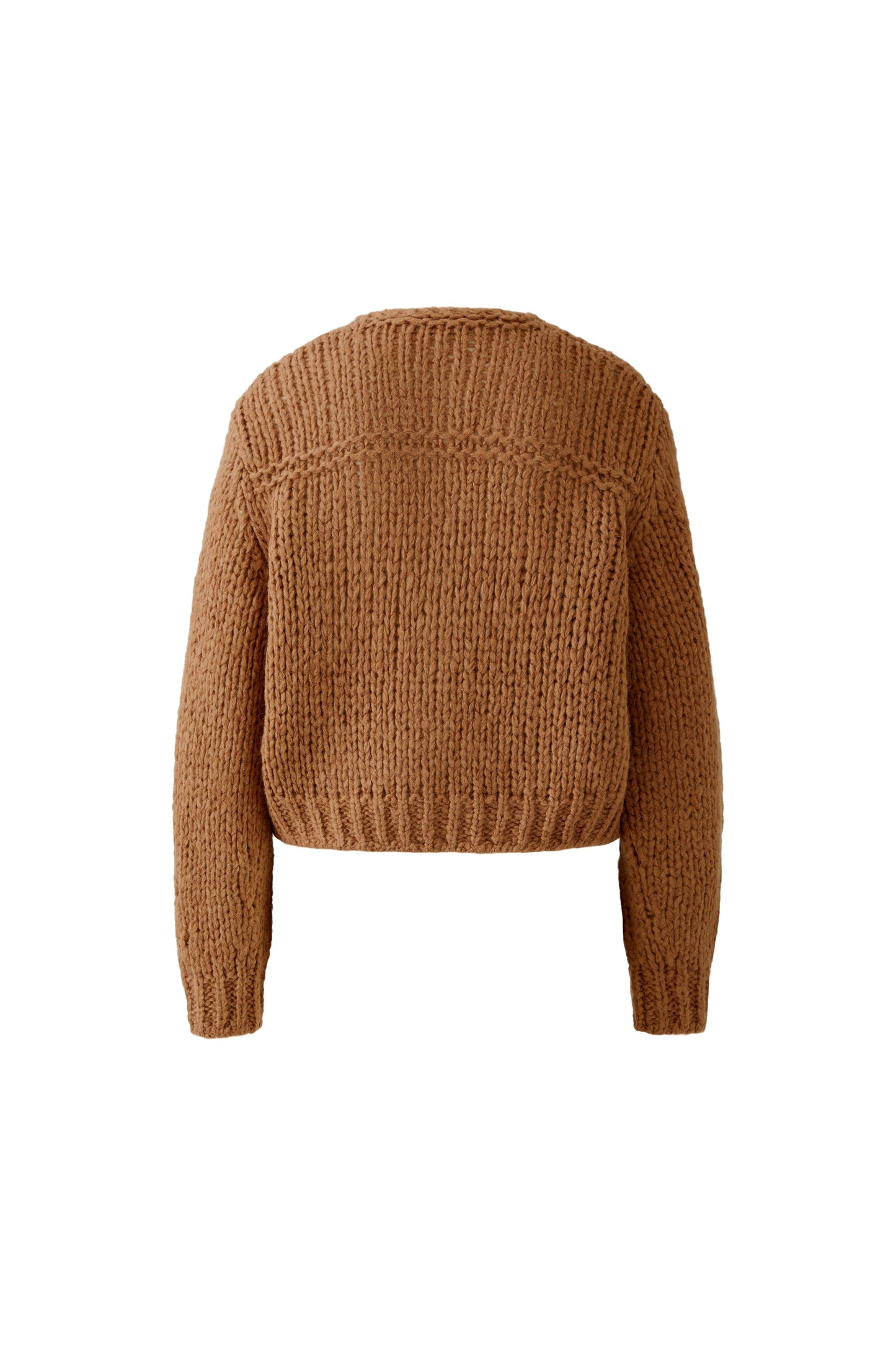 Oui Camel Sparkle Button Cardigan