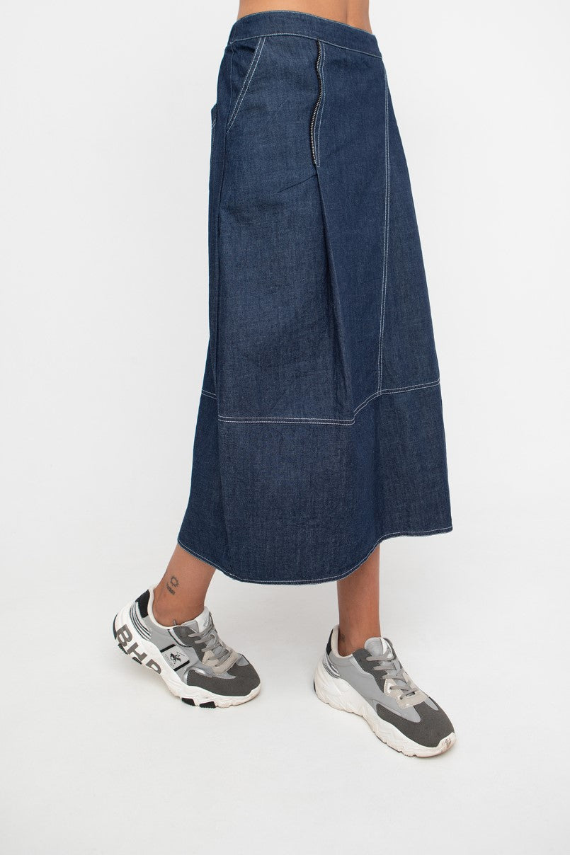 Ozai n Ku Denim Balloon Skirt