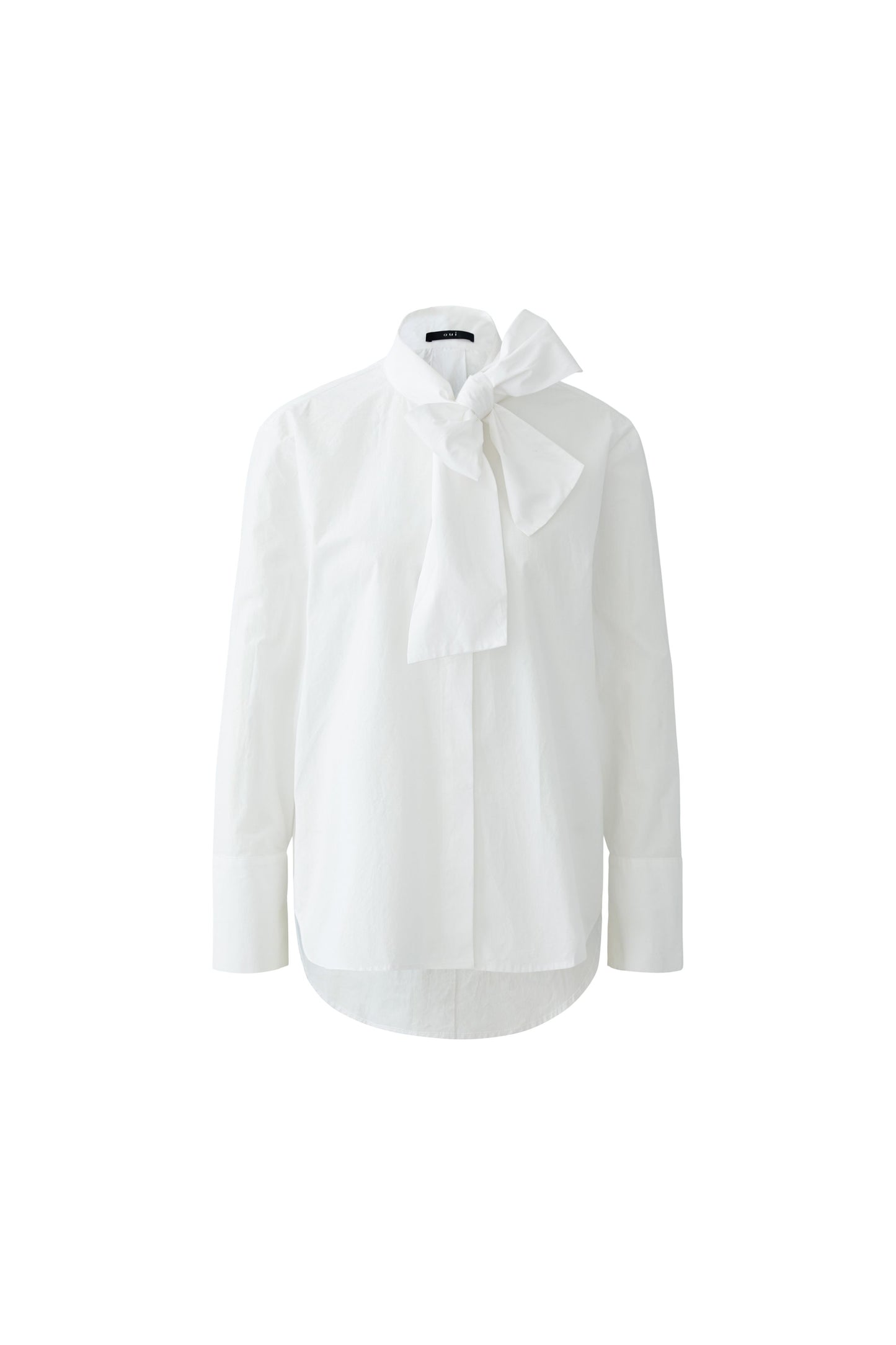 Oui White Pussy Bow Blouse