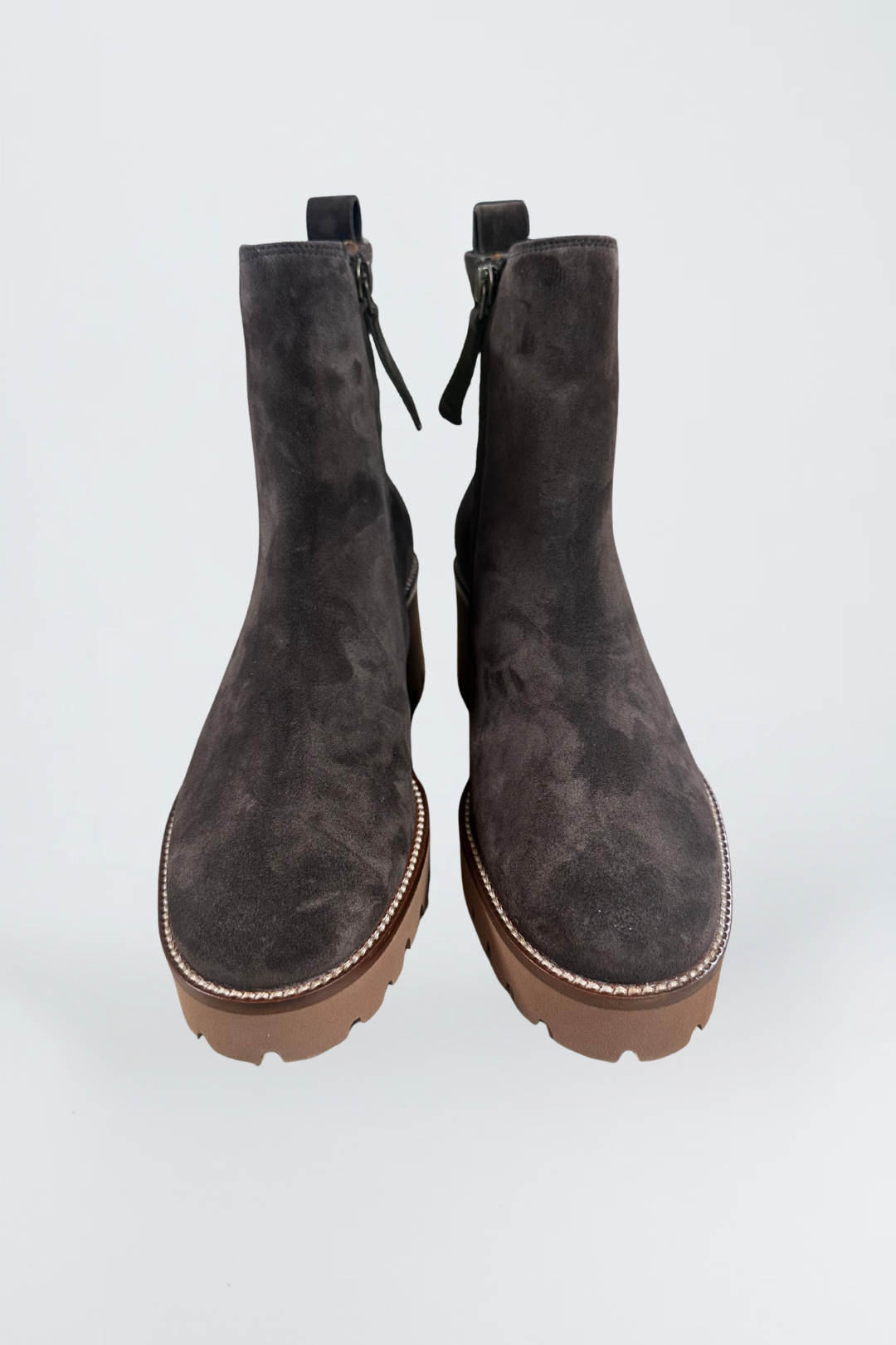 Paul Green Mocca Soft Suede Platform Boot