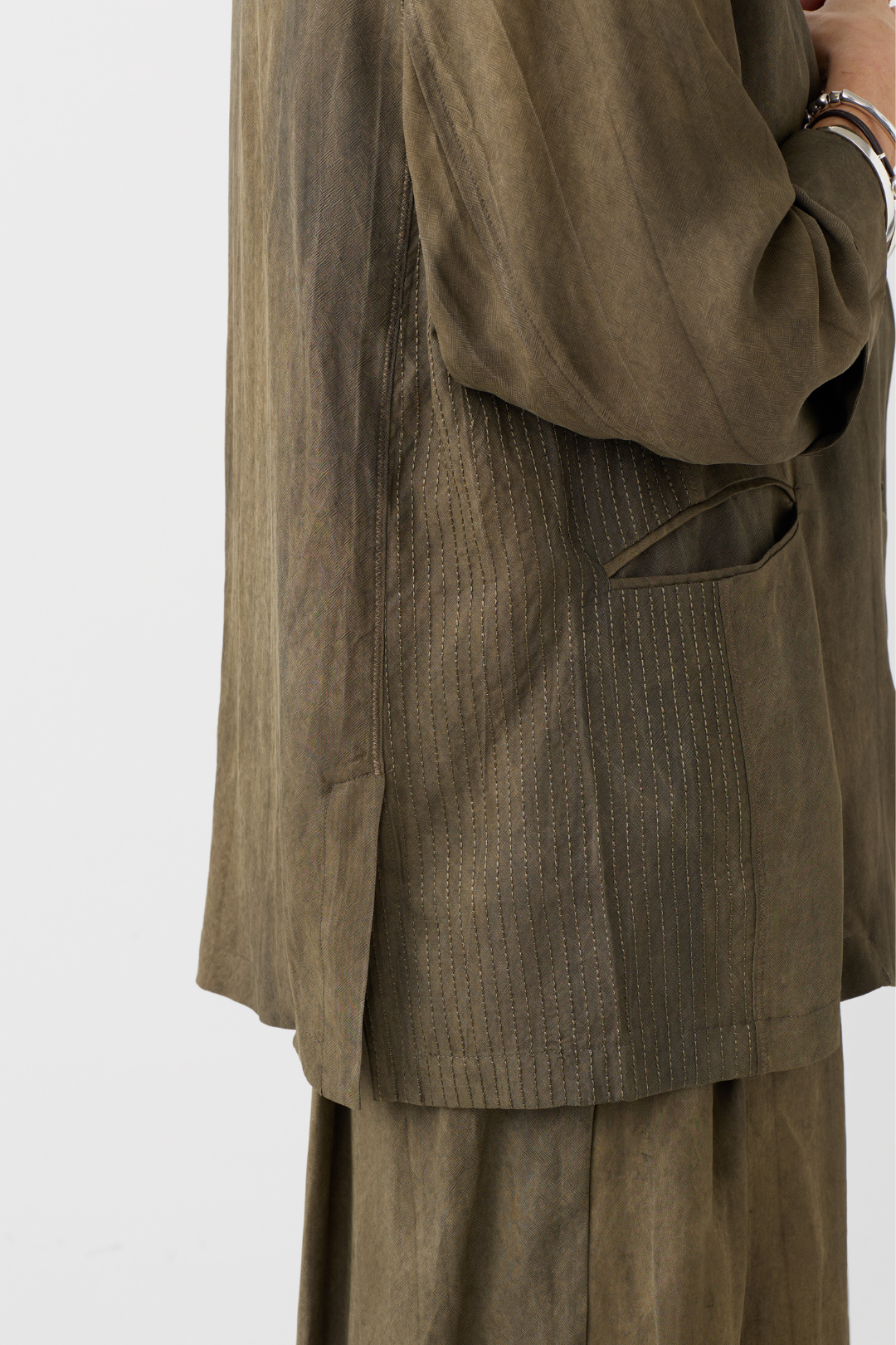 el2 Dark Olive Blazer 5082