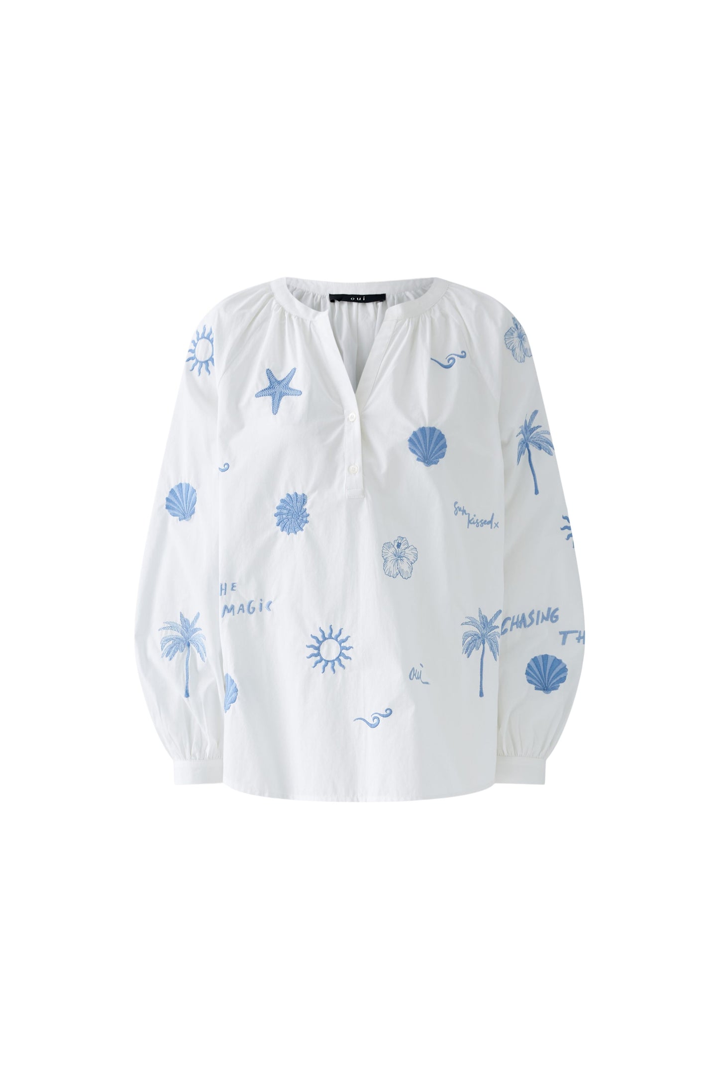 Oui Optic White Tunic