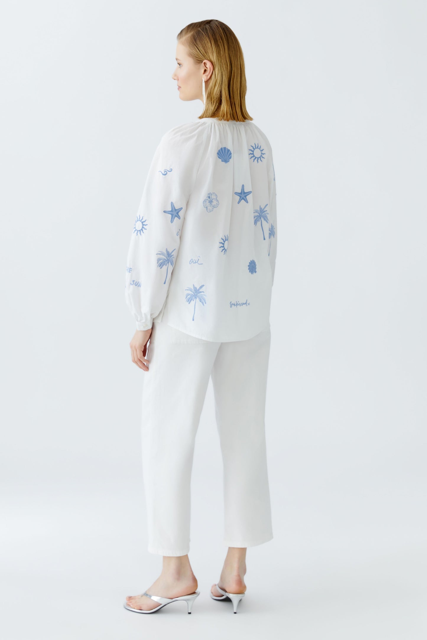 Oui Optic White Tunic