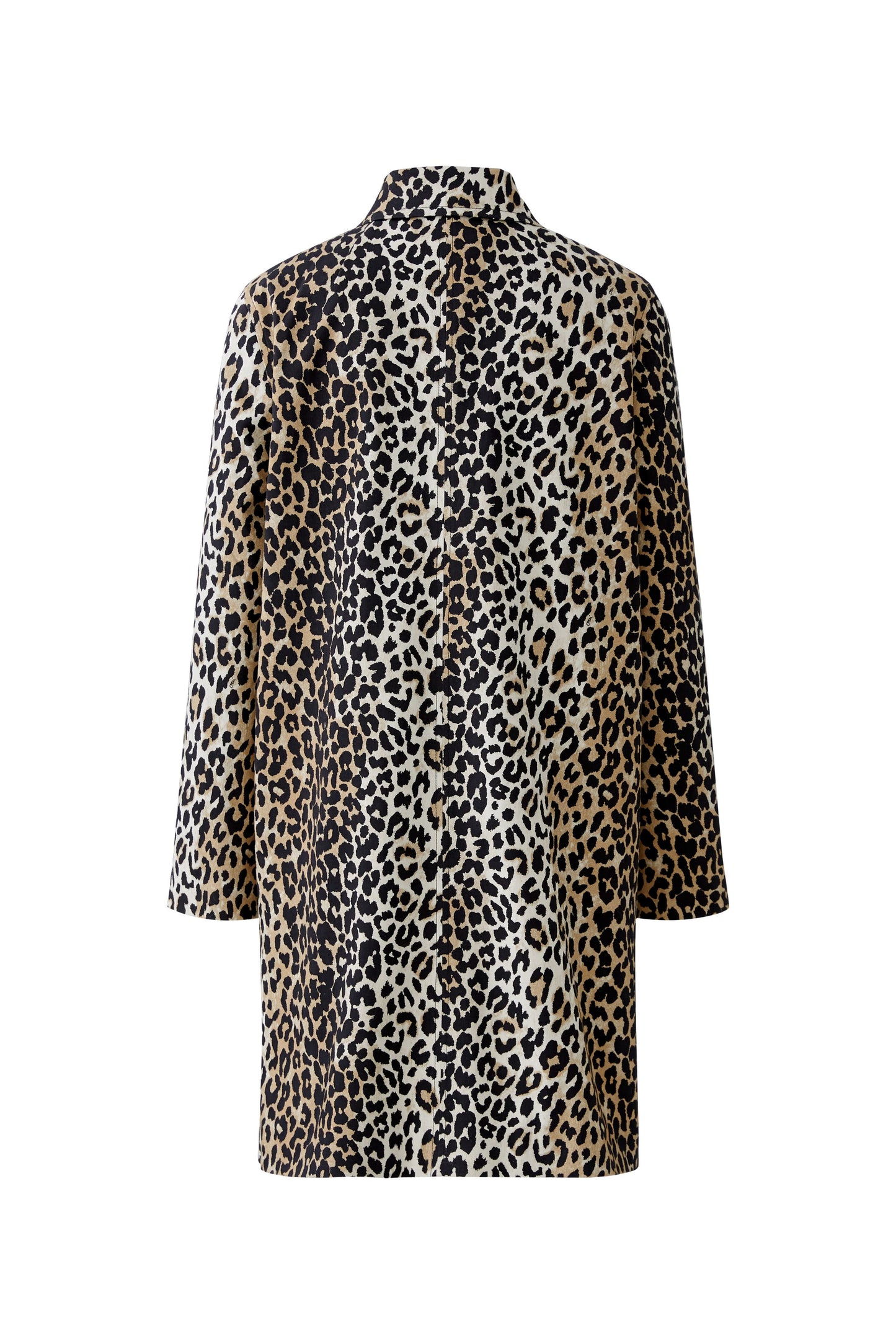 Oui Camel/Black Leo Short Coat