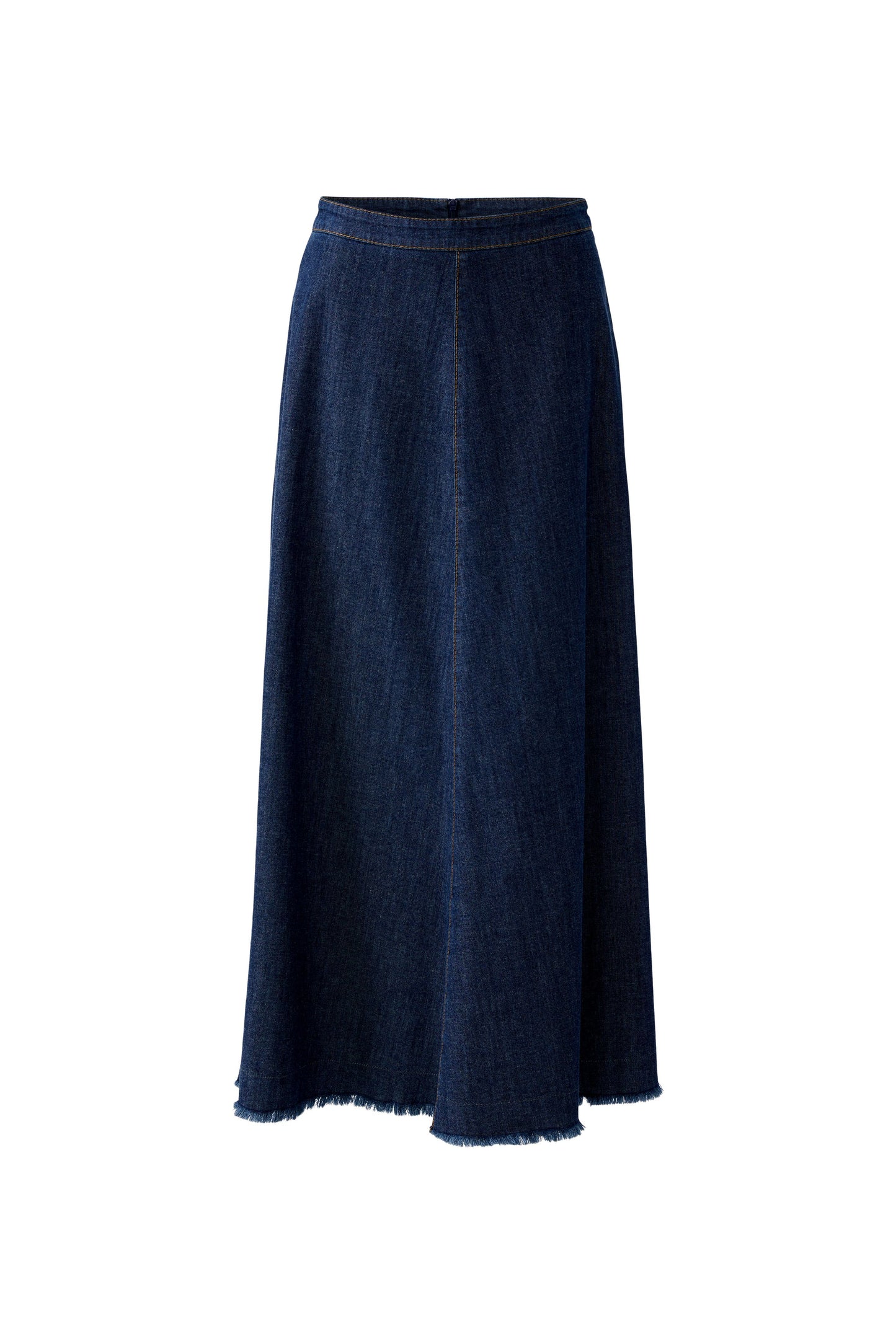 Oui Raw Denim Maxi Skirt