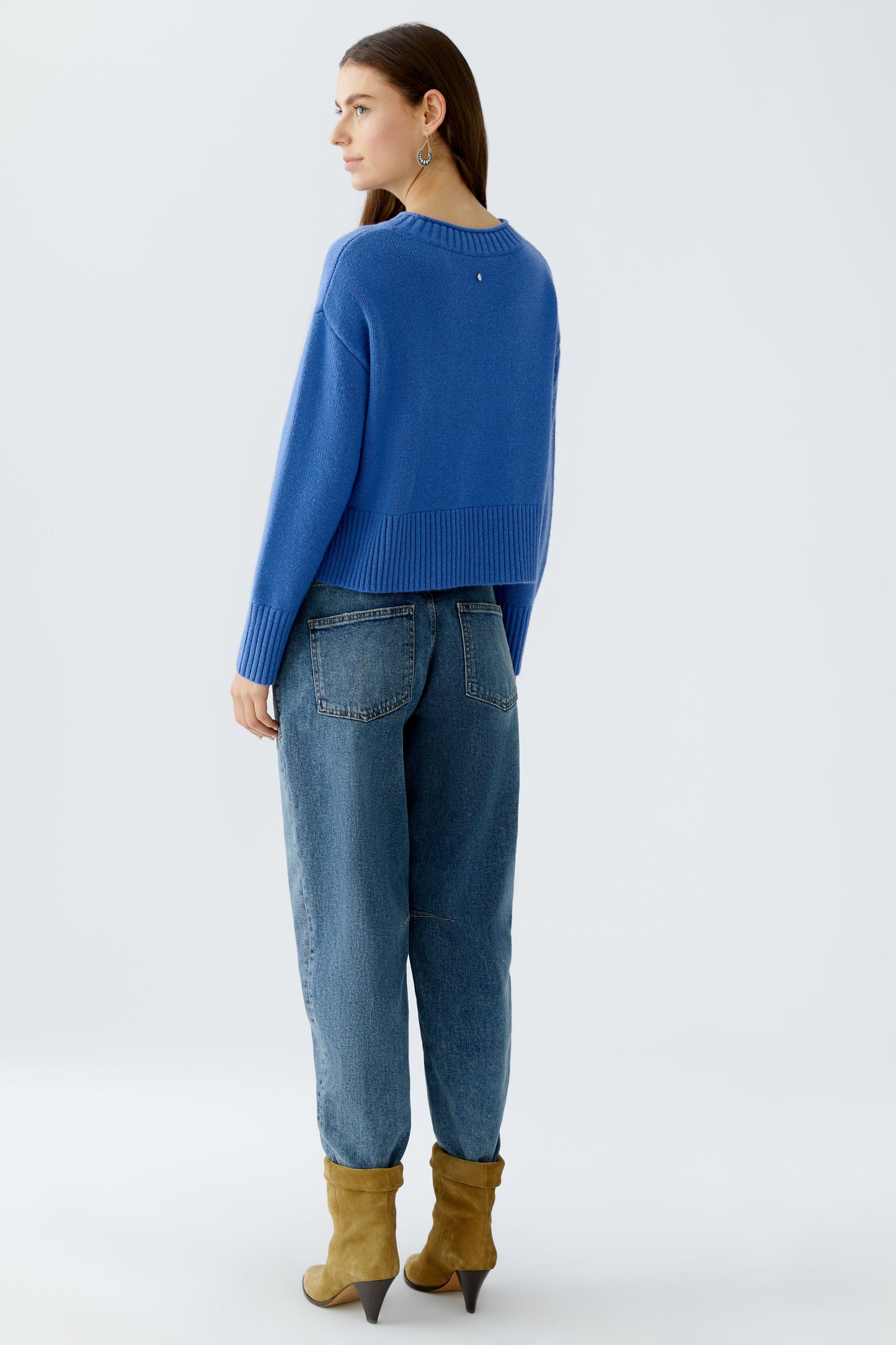 Oui Blue Pocket Jumper