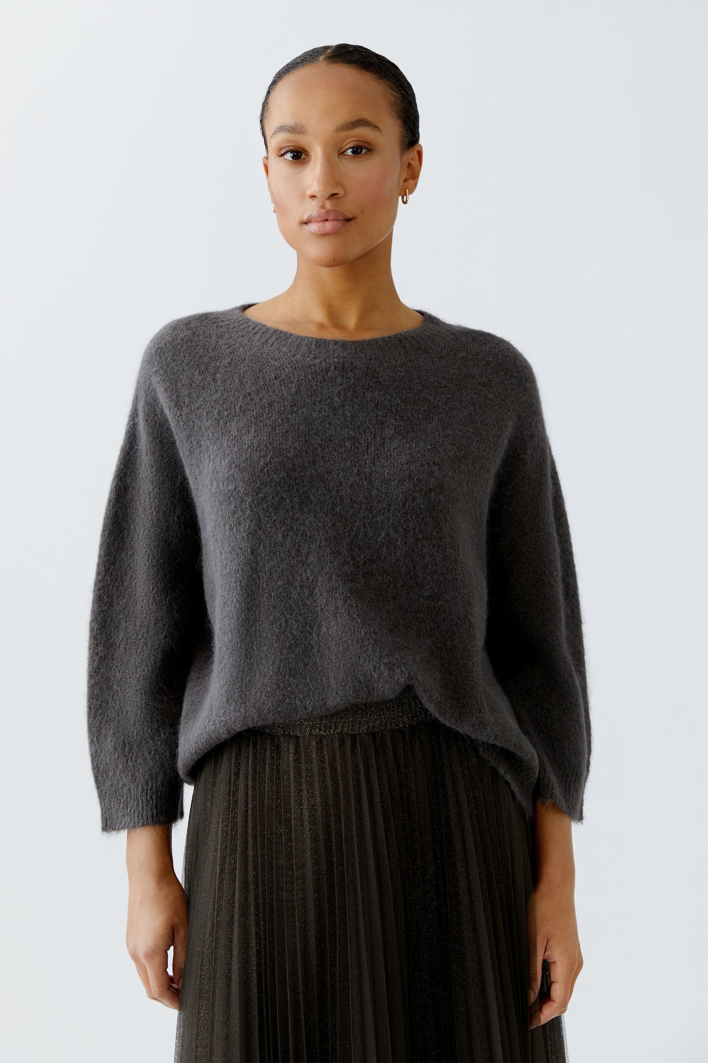 Oui Espresso Oversized Jumper