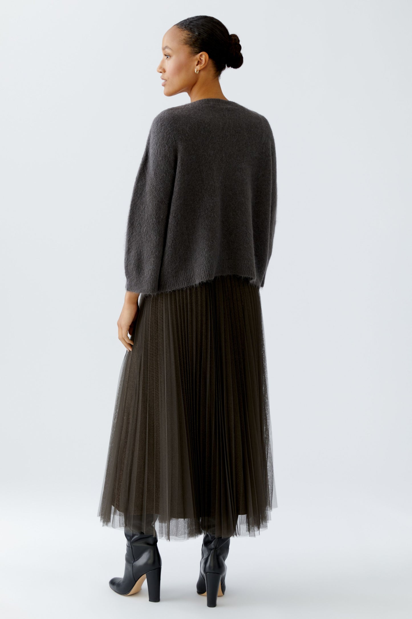 Oui Espresso Oversized Jumper