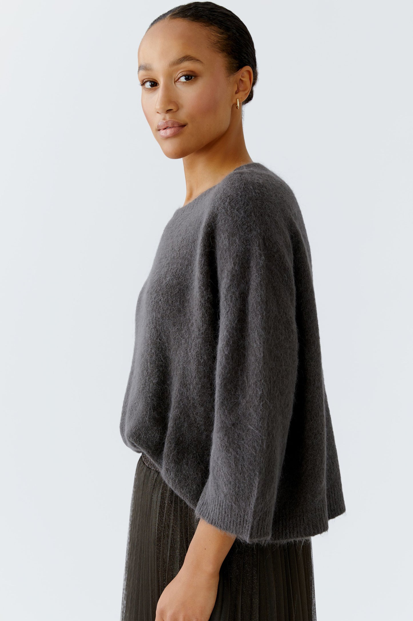 Oui Espresso Oversized Jumper