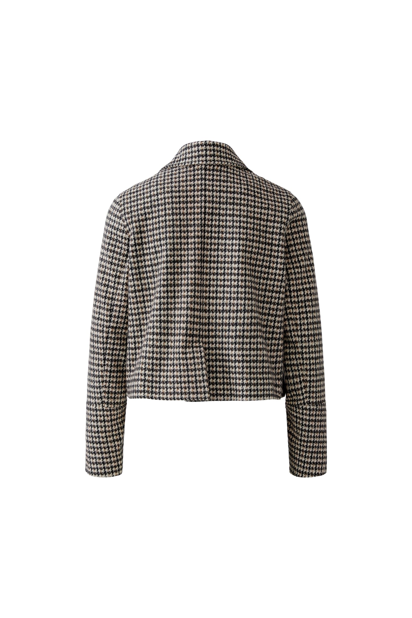 Oui Lt Stone/Brown Houndstooth Jacket