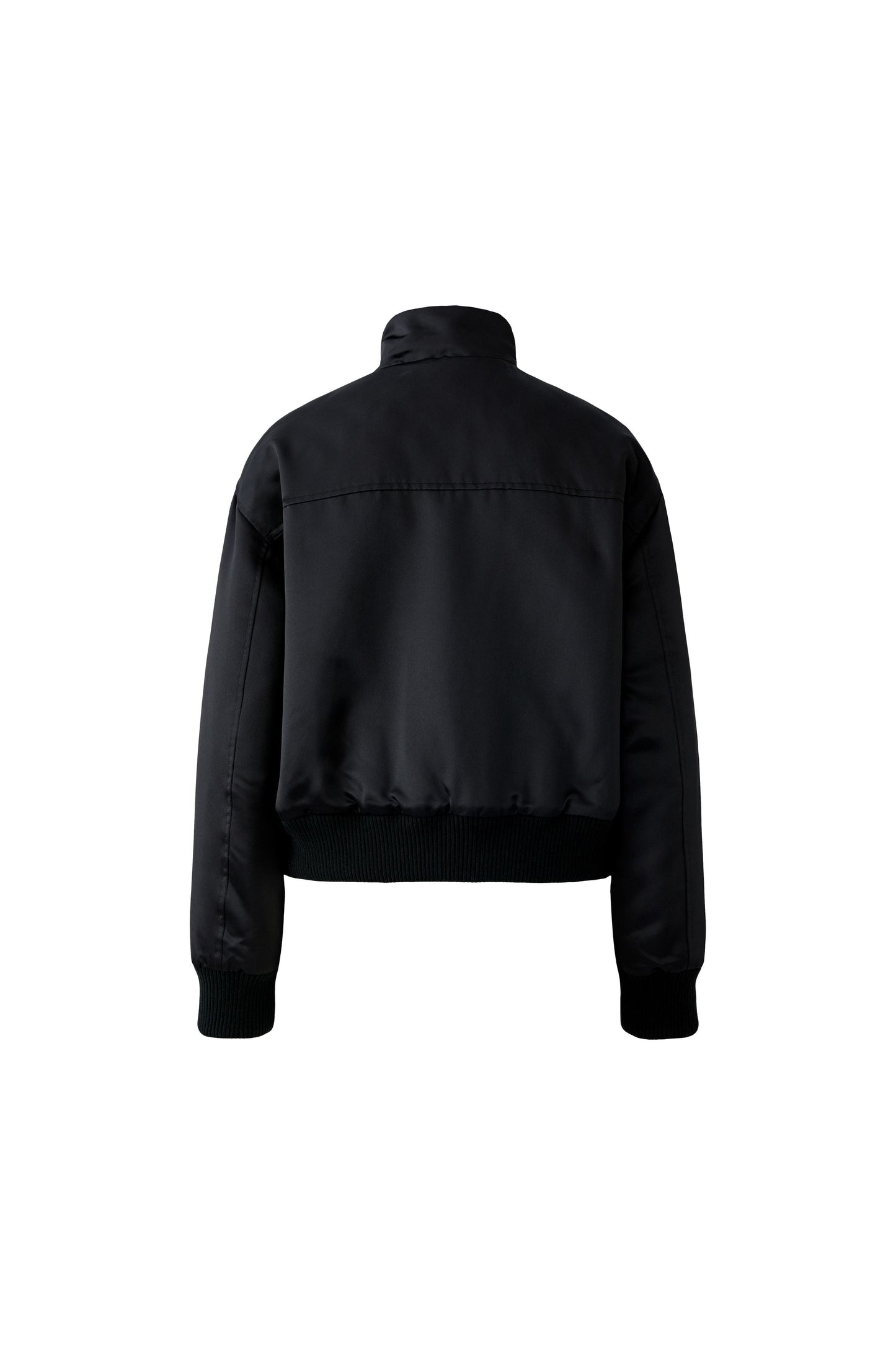 Oui Black Embellished Bomber Jacket