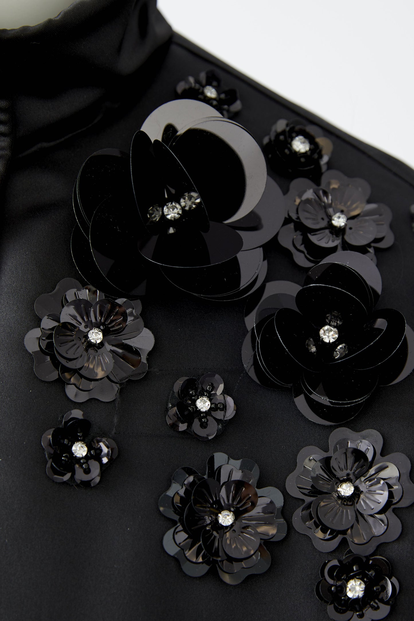 Oui Black Embellished Bomber Jacket