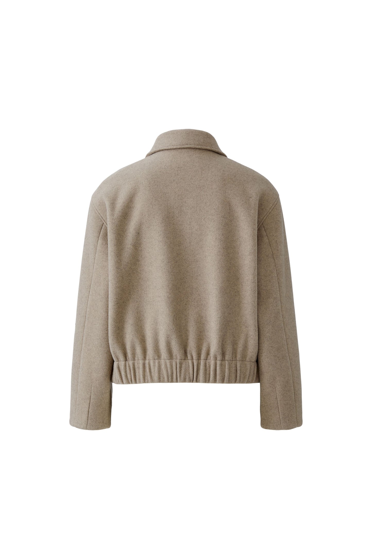 Oui Taupe Patch Pocket Jacket