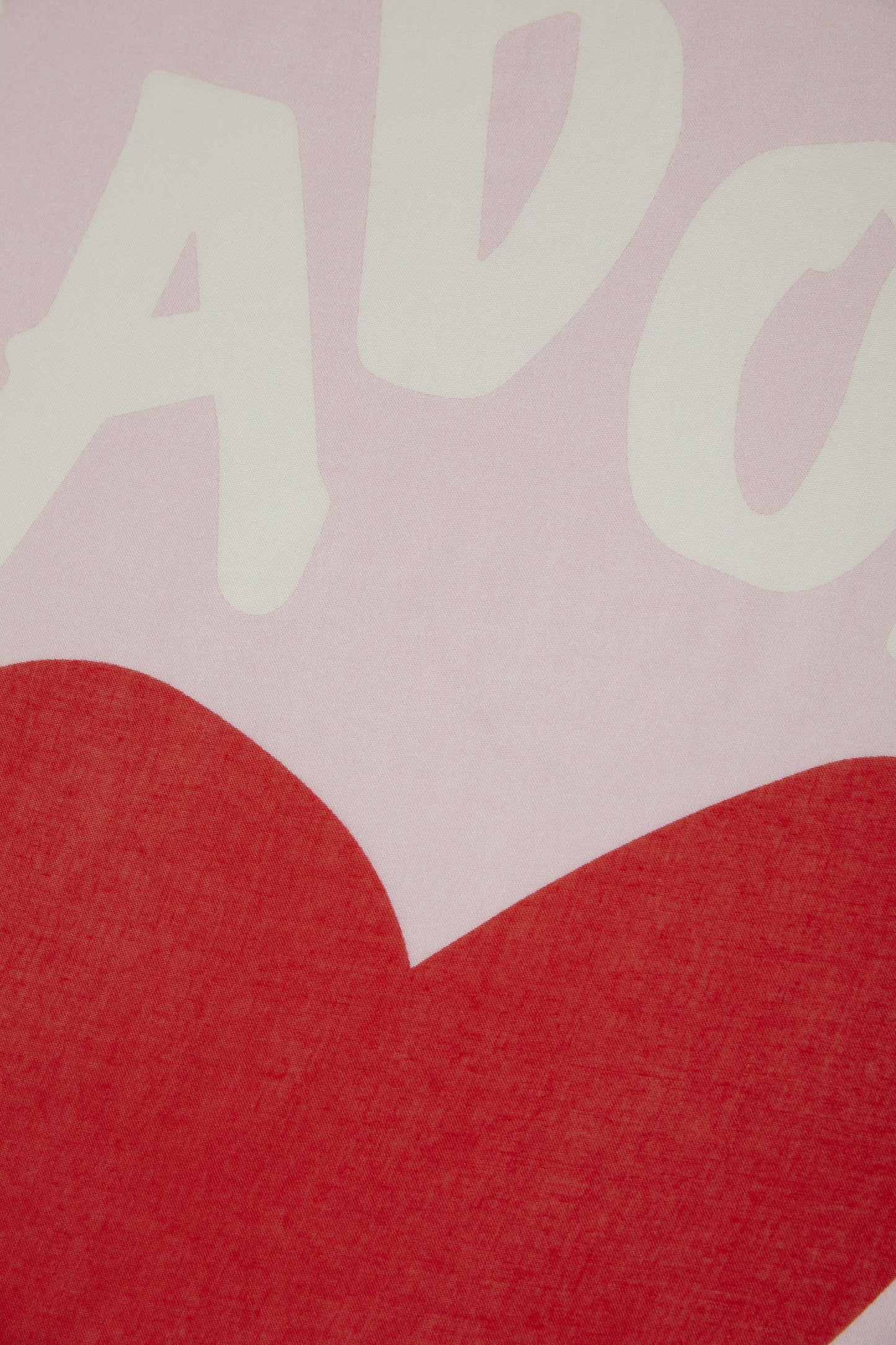 Oui Rose/Red Stripe J'ADORE Scarf