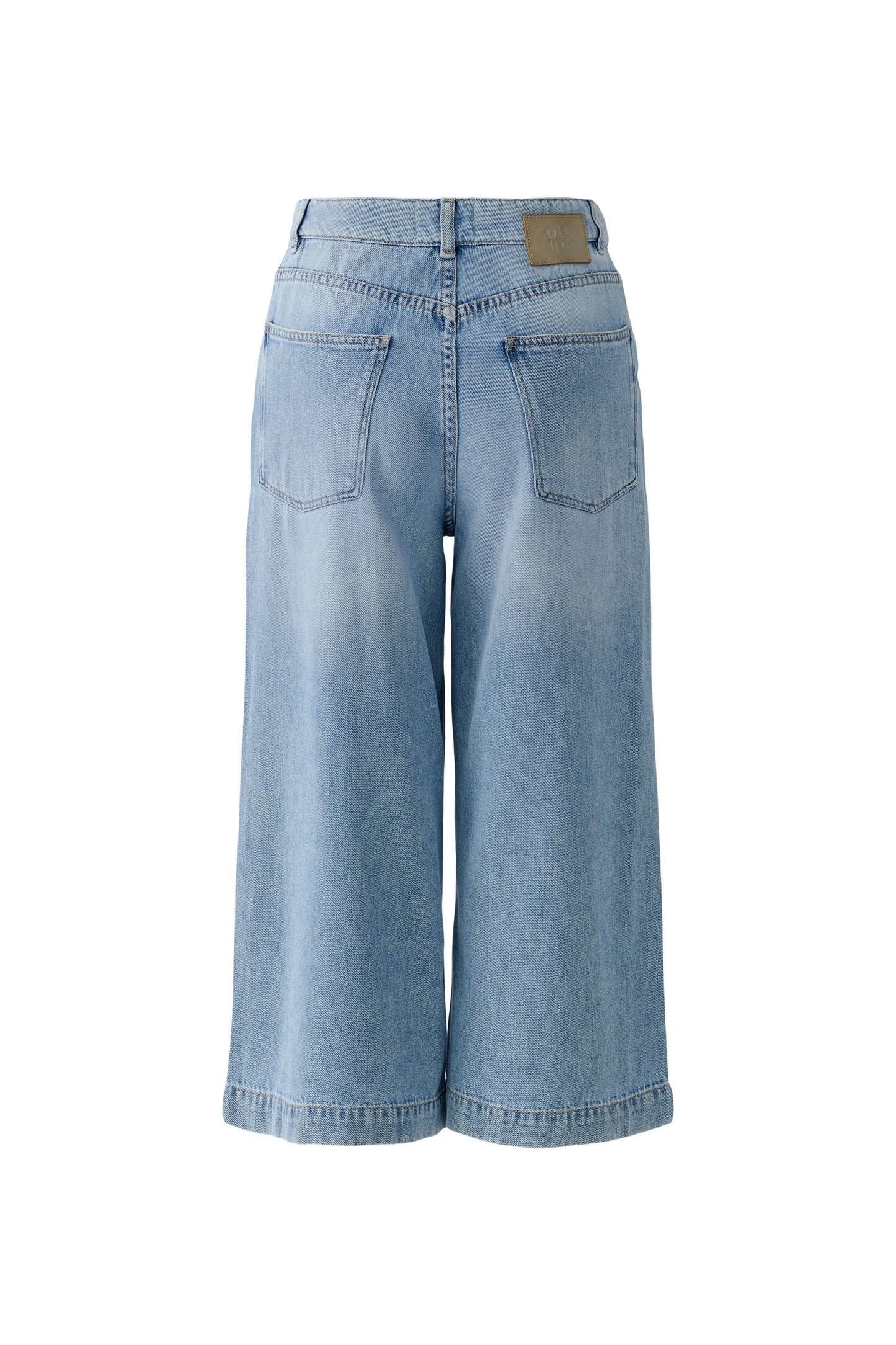 Oui Light Blue Denim Culotte