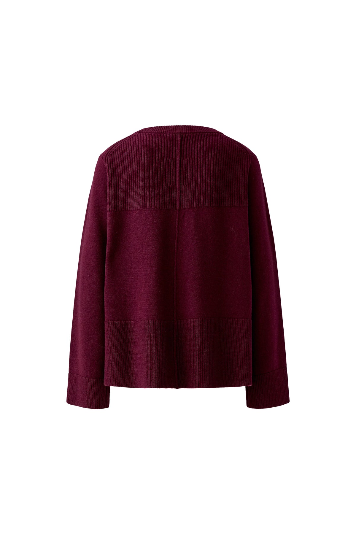 Oui Bramble Berry Stepped Hem Jumper
