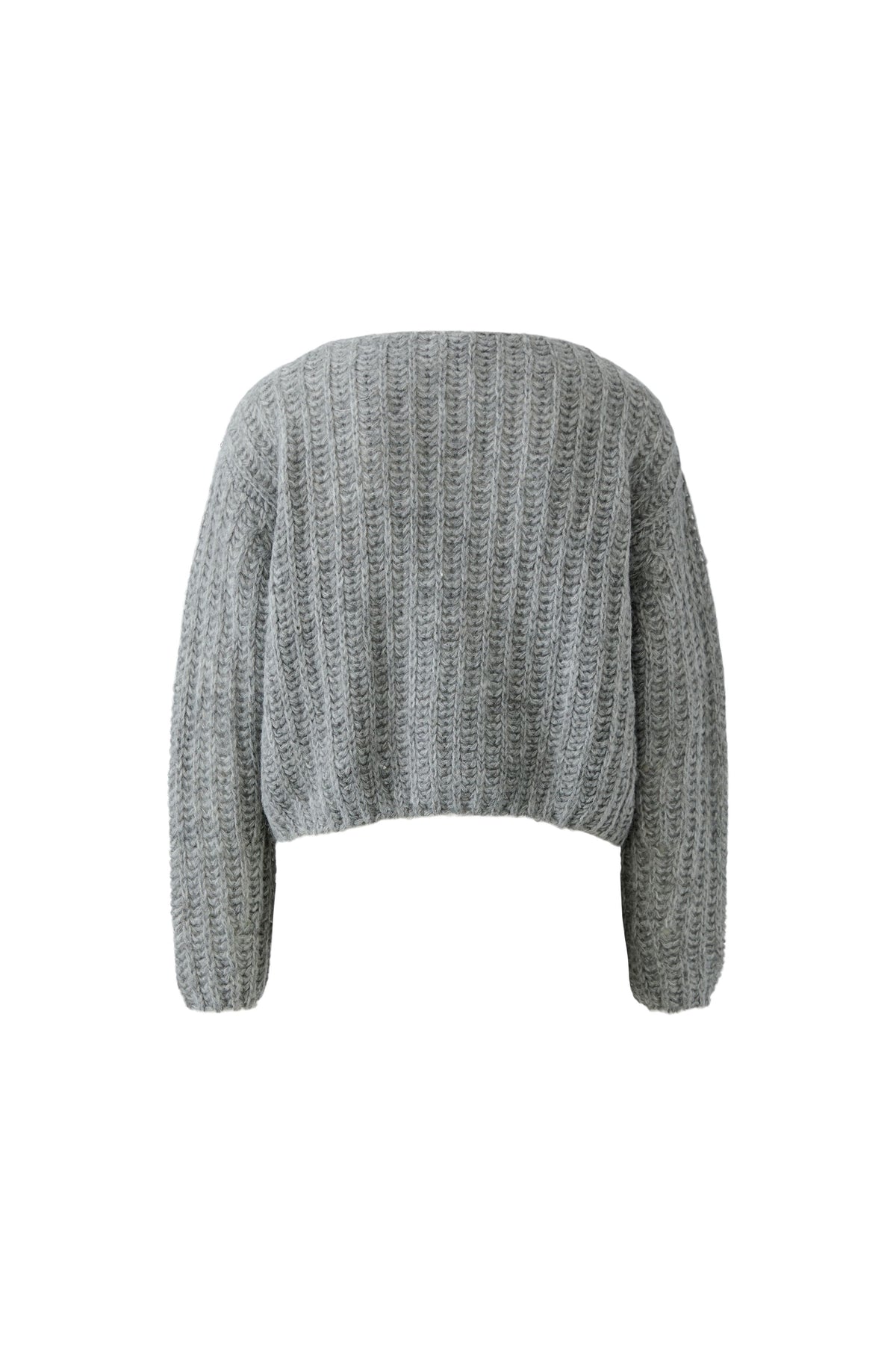 Oui Grey Embellished Shoulder Jumper
